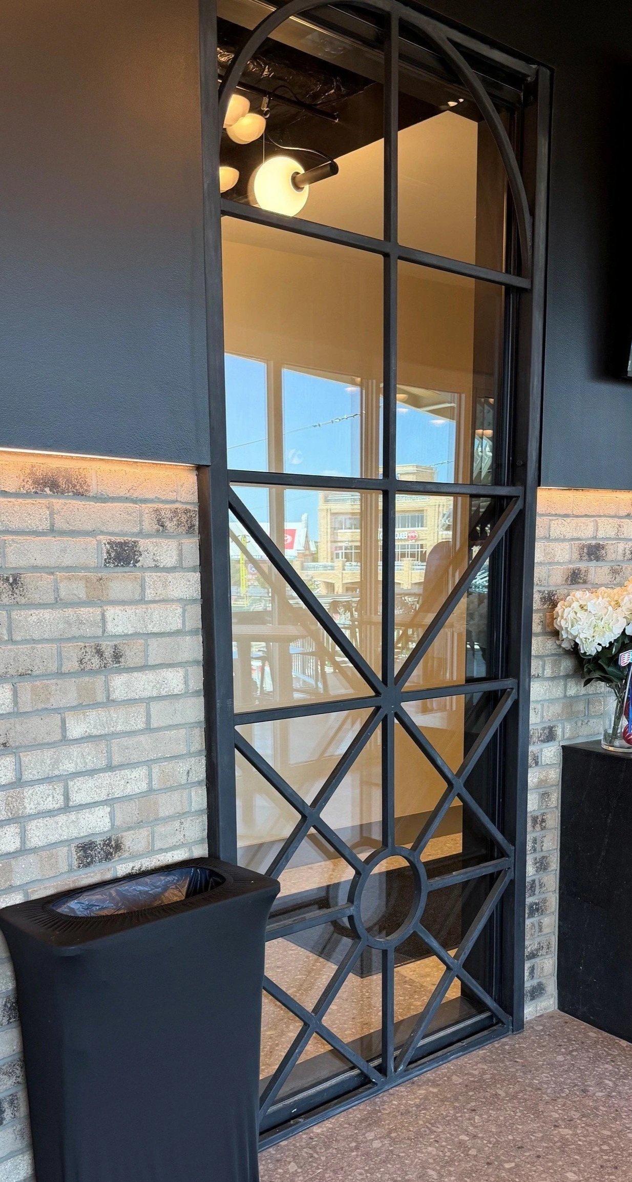 Decorative Trellis at Four Winds Field in South Bend, Indiana