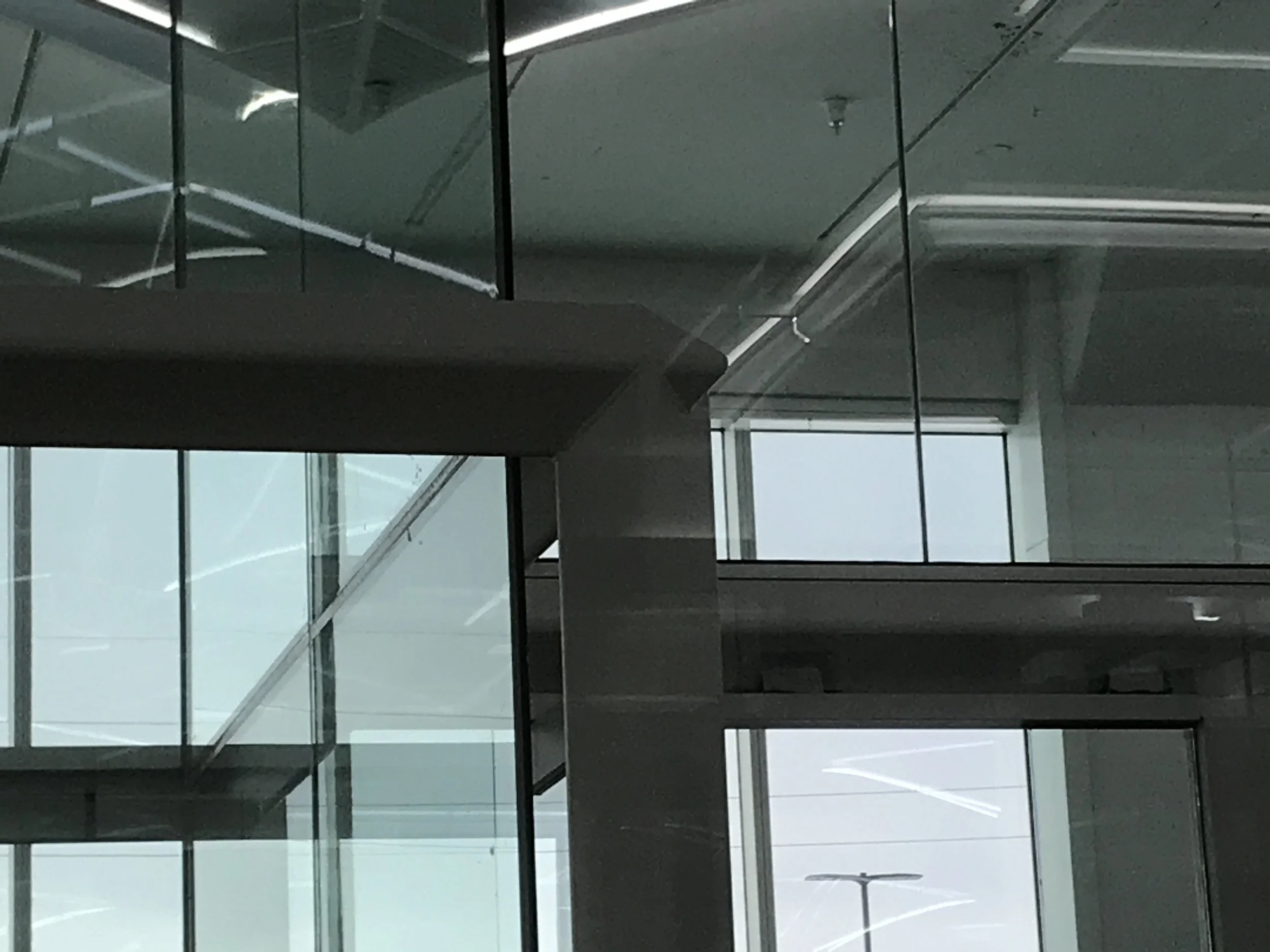 Custom Structural Steel Framing Integrated into the Building's Open Interior Design.