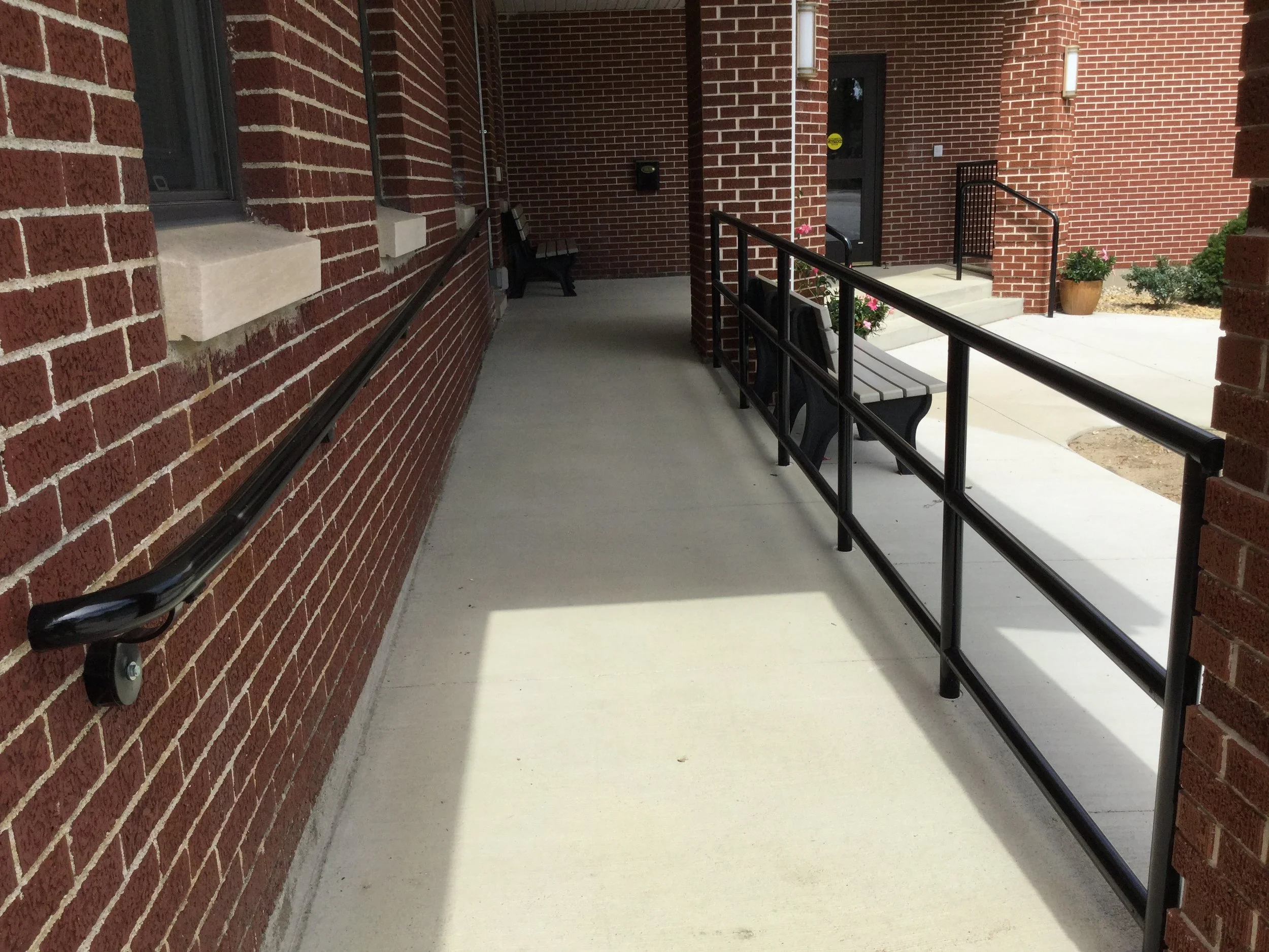Architectural Steel Handrails Providing Safe and Accessible Pathways.