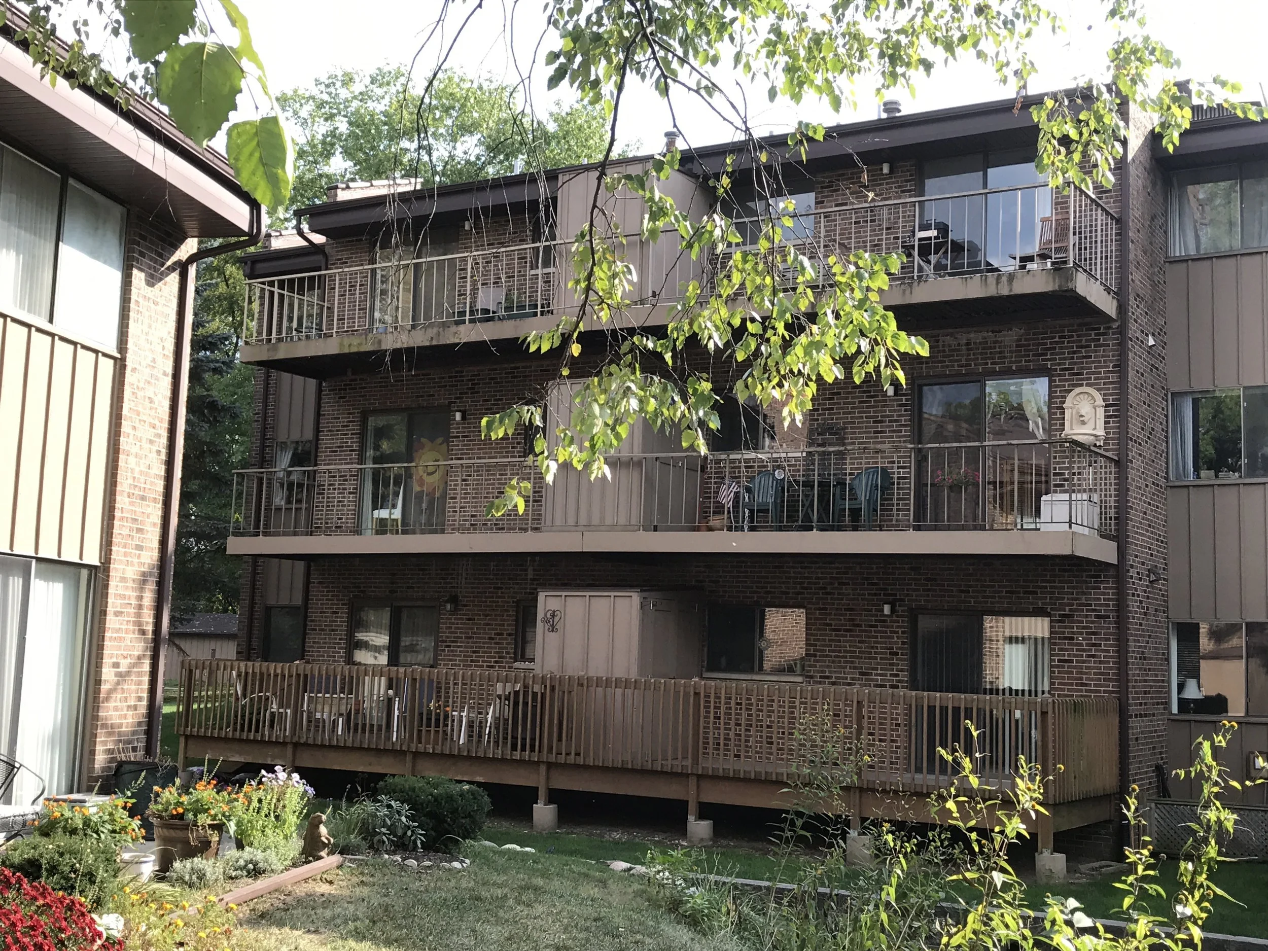 Multi-Level Balcony and Stair Access Systems Serving Residential Units Throughout the Property.