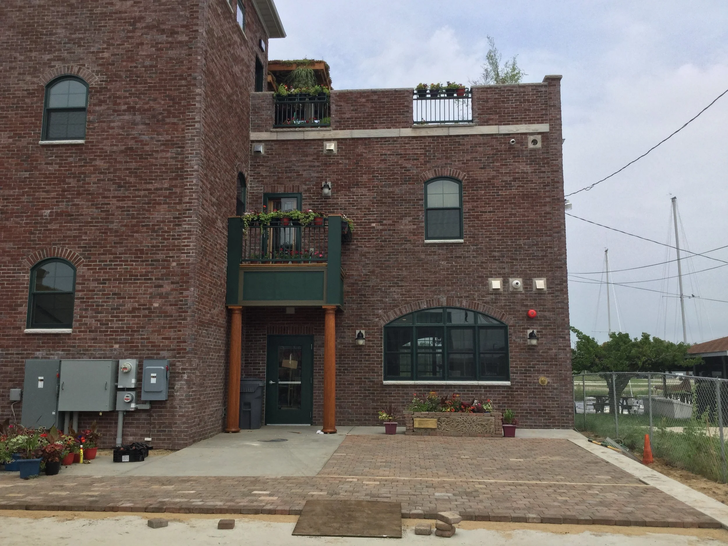 Custom Ornamental railing Systems Installed Throughout Clifford's Coffee Canal.