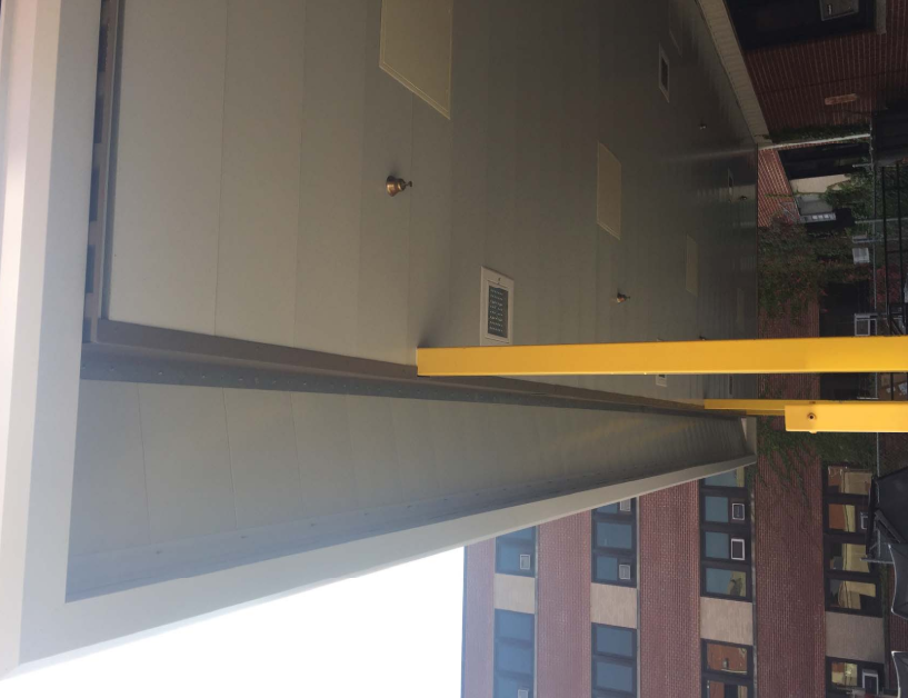 Exposed Structural Framing and Metal Roof Components Fabricated for Long-Term Performance.