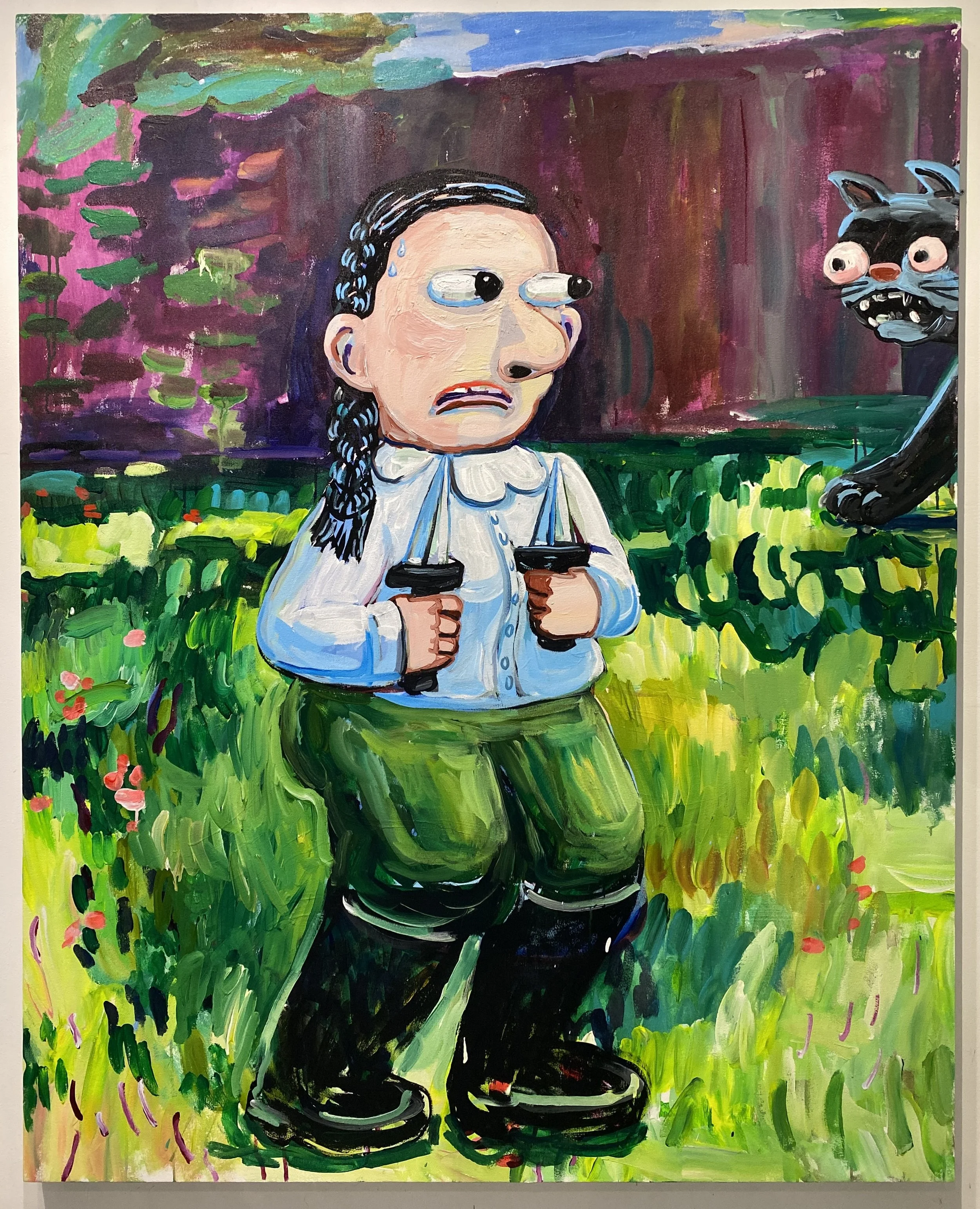 Ready, Acrylic on canvas on panel, 60 x 48 in, 2025