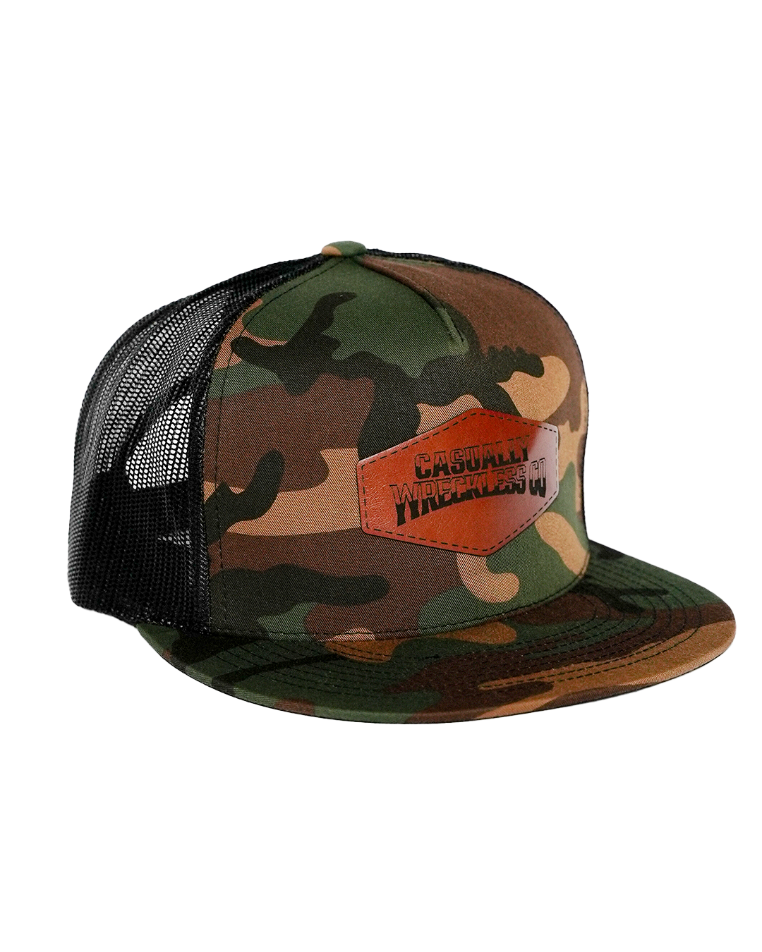 Casually Reckless Camo Trucker Hat