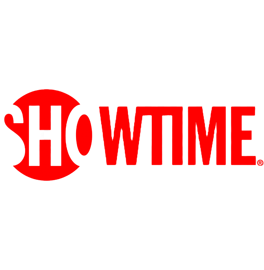 The Showtime logo with the word 'Showtime' in bold red letters and a stylized 'S' enclosed in a circle to the left of the text.