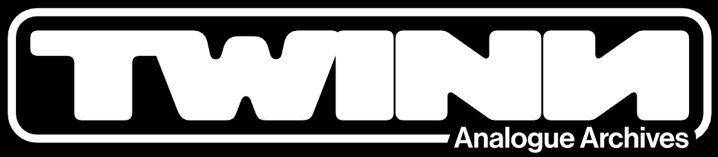 Logo for Twinm Analogue Archives with the word 'TWINM' in large letters and 'Analogue Archives' in smaller text below.