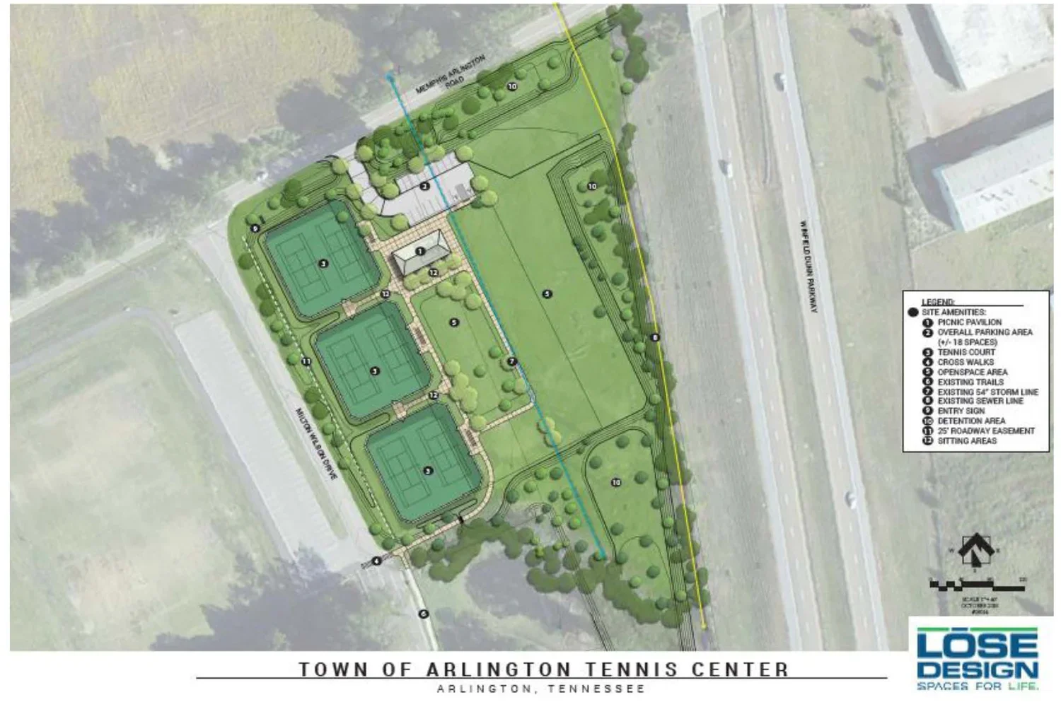 Arlington Tennis Center nears construction