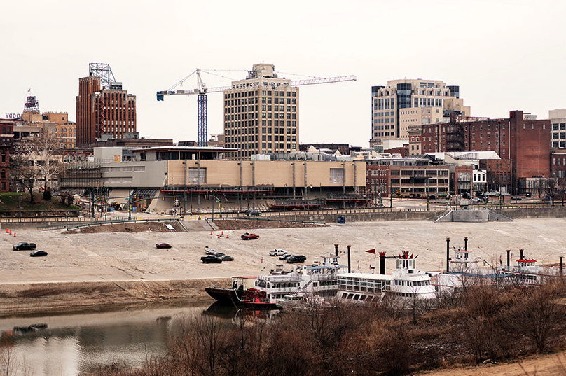 herzog &amp; de meuron-designed memphis art museum takes shape ahead of 2026 opening