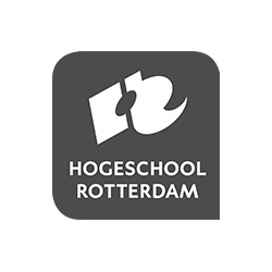 Hogeschool Rotterdam logo with stylized 'HR' initials