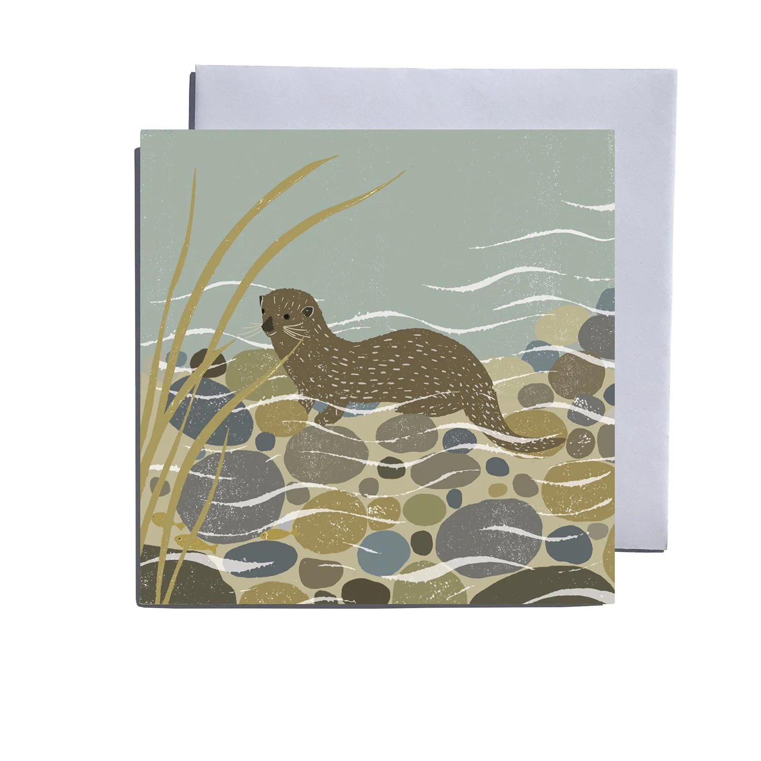 Otter Blank Art Card