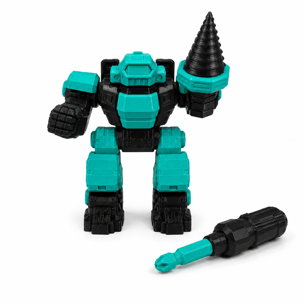 Titan Drill Bot – Interactive 3D Printed Robot