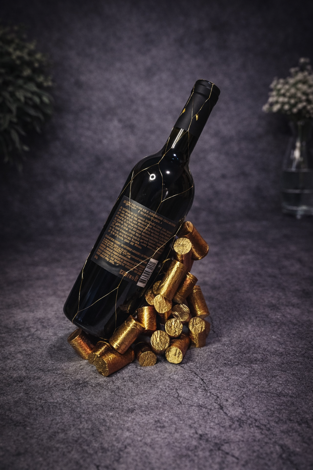 Steampunk Silk 3D-Printed Wine Cork Holder