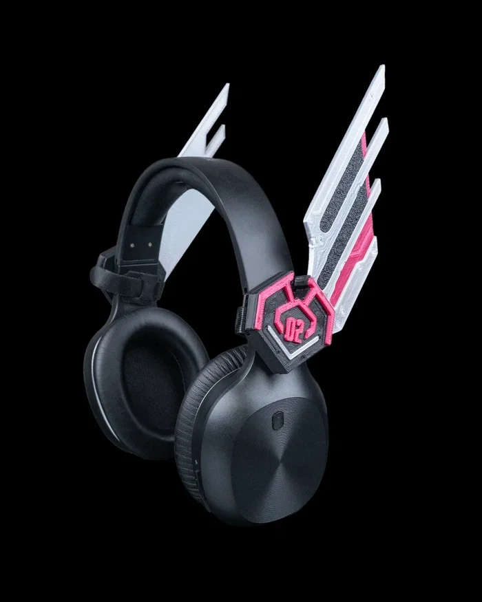 3D Printed Angel Headphone Attachments – Stylish clip-on headphone accessories designed to give your headset a bold futuristic winged look. Perfect for gaming headsets, streaming setups, cosplay, and desk displays.