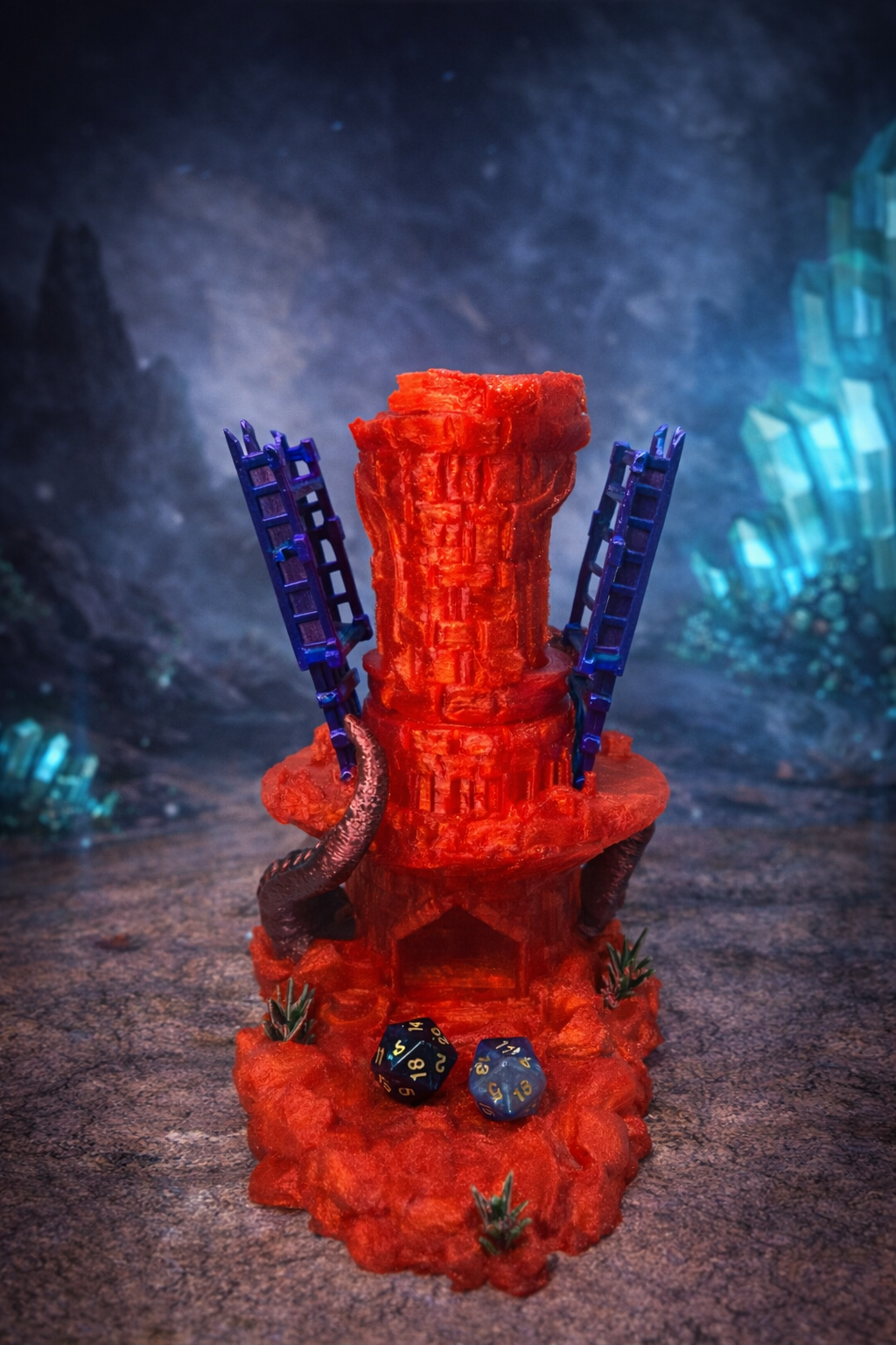 3D Printed Kraken Tentacle Dice Roller