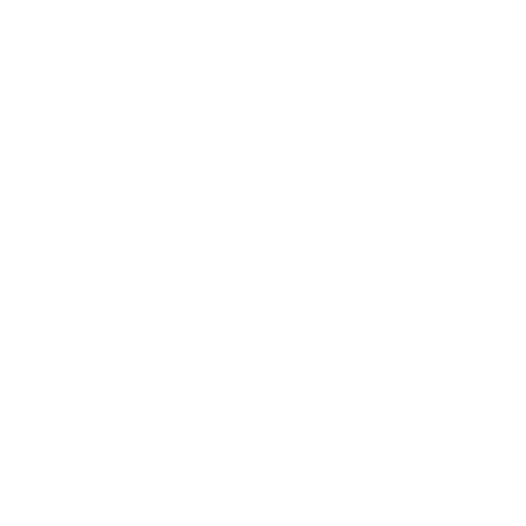Simple line drawing of a woman holding a broom and dustpan, smiling, with her hair tied in a bun.