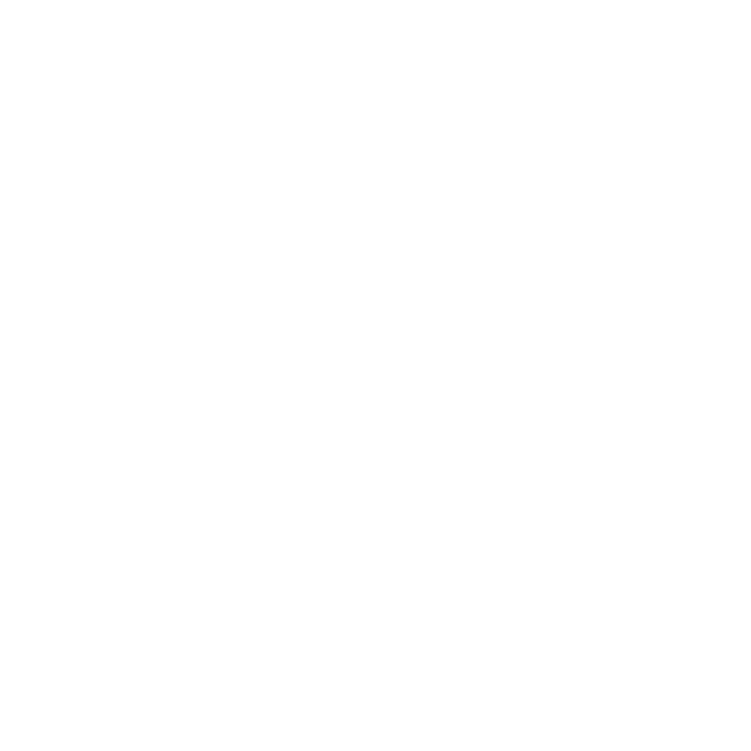 Outline of a house with a flat roof, two windows, a door, and a small chimney, with a sun shining in the sky above.