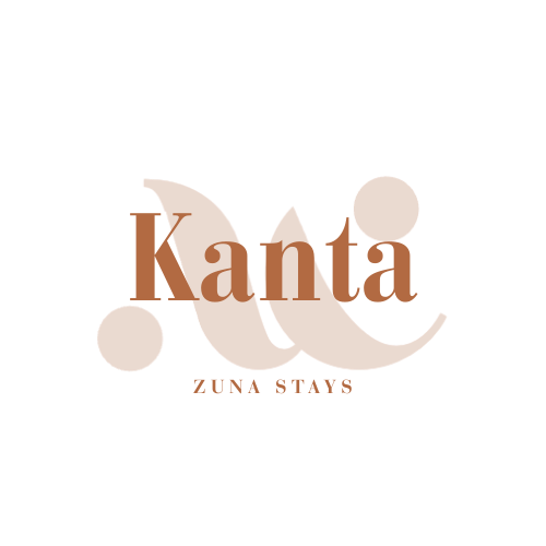 Logo for 'Zuna Stays' featuring stylized letters 'K', 'A', and 'Z' in brown on a black background.