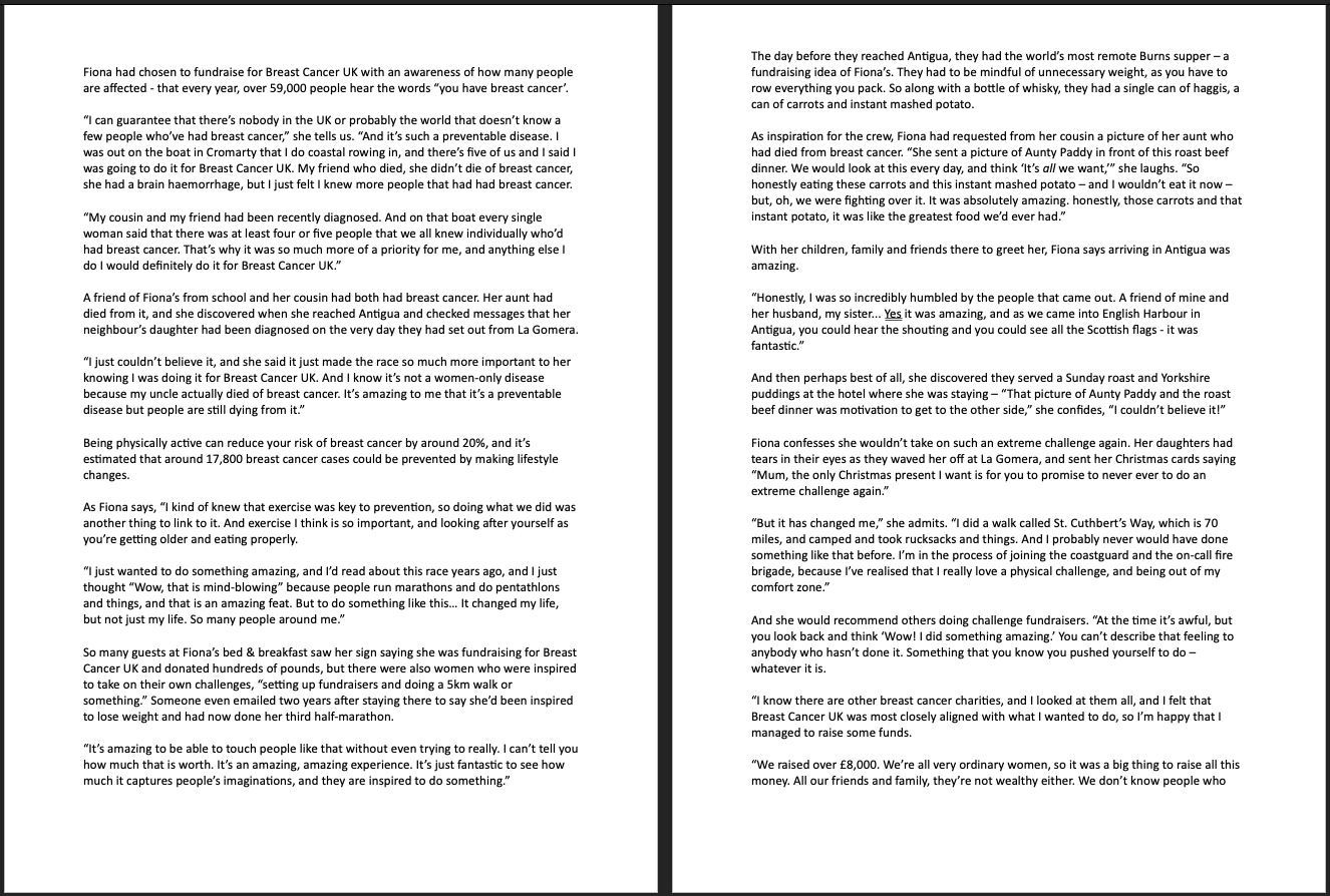 BCUK Challenge Fundraiser World's Toughest Row Story p3-4