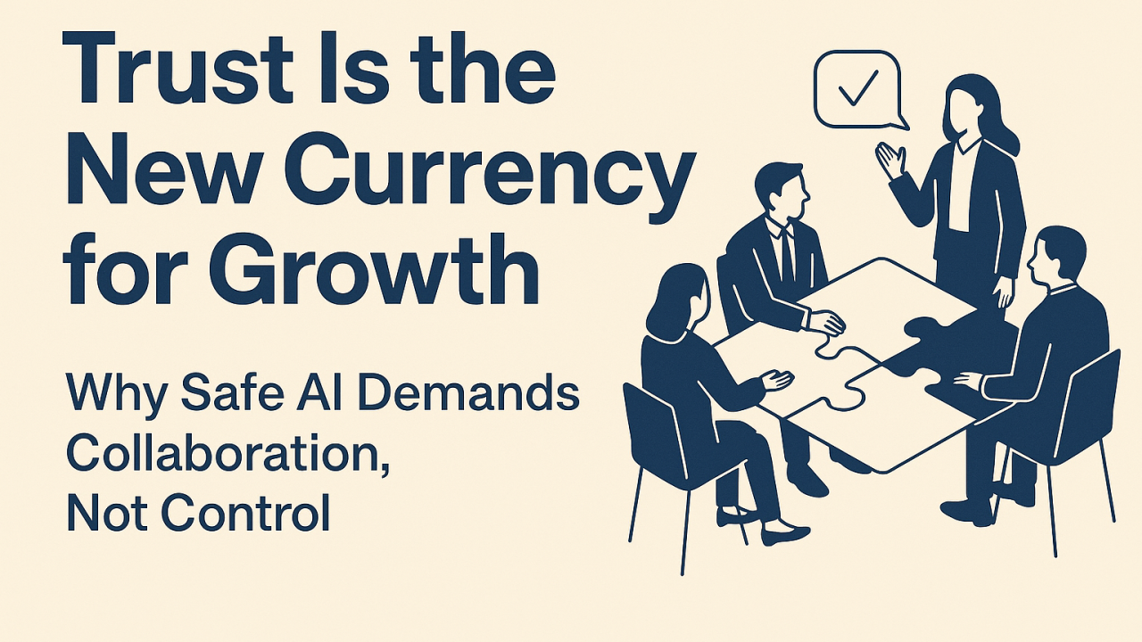 Break the Silos, Build Trust: Why Safe AI Demands Collaboration, Not Control