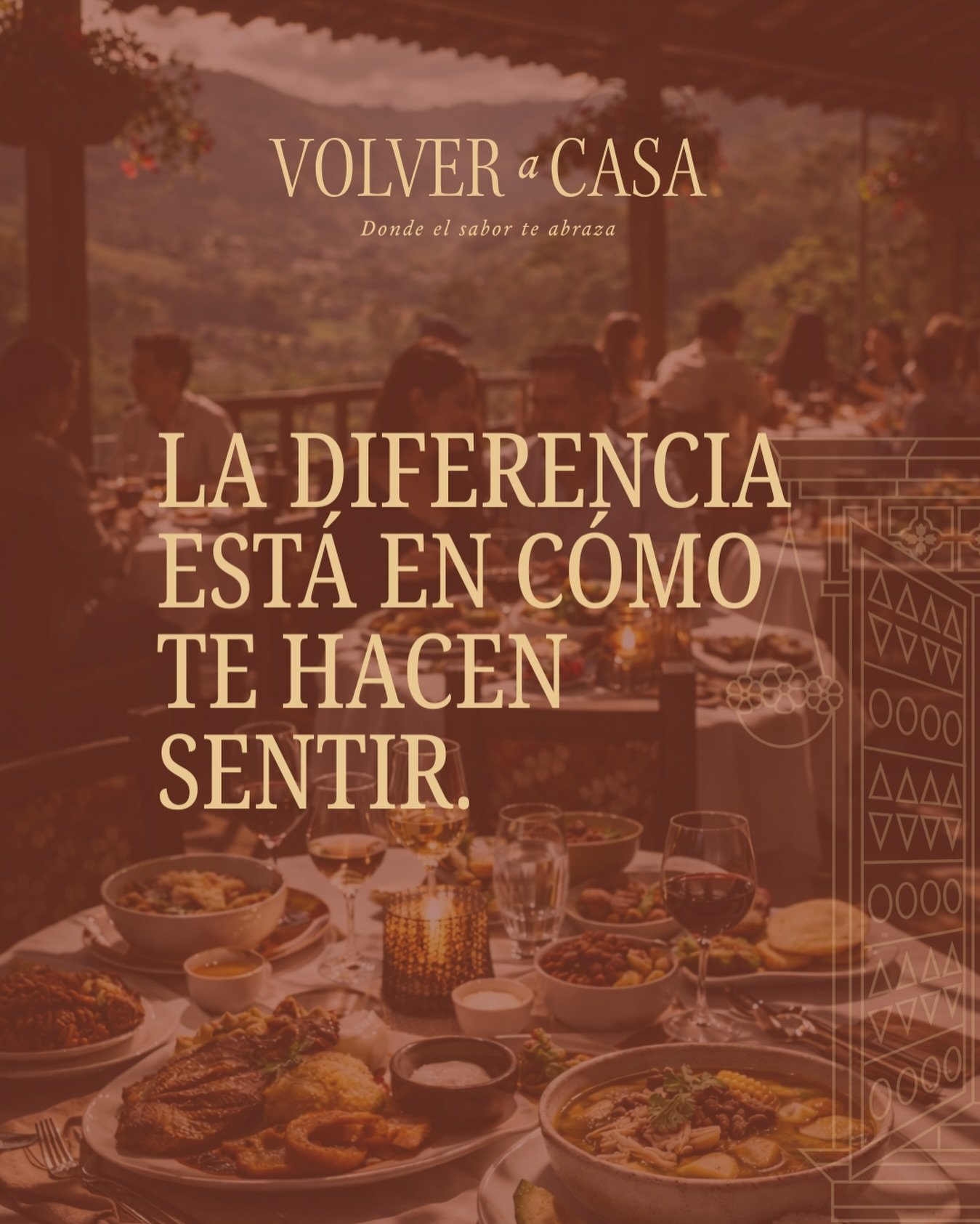 En Volver a Casa no eres cliente.
Eres invitado.

Porque la verdadera diferencia de un lugar
no est&aacute; solo en lo que sirve,
sino en c&oacute;mo te hace sentir.

Hoy muchos restaurantes funcionan en autom&aacute;tico:
servicio r&aacute;pido, mes