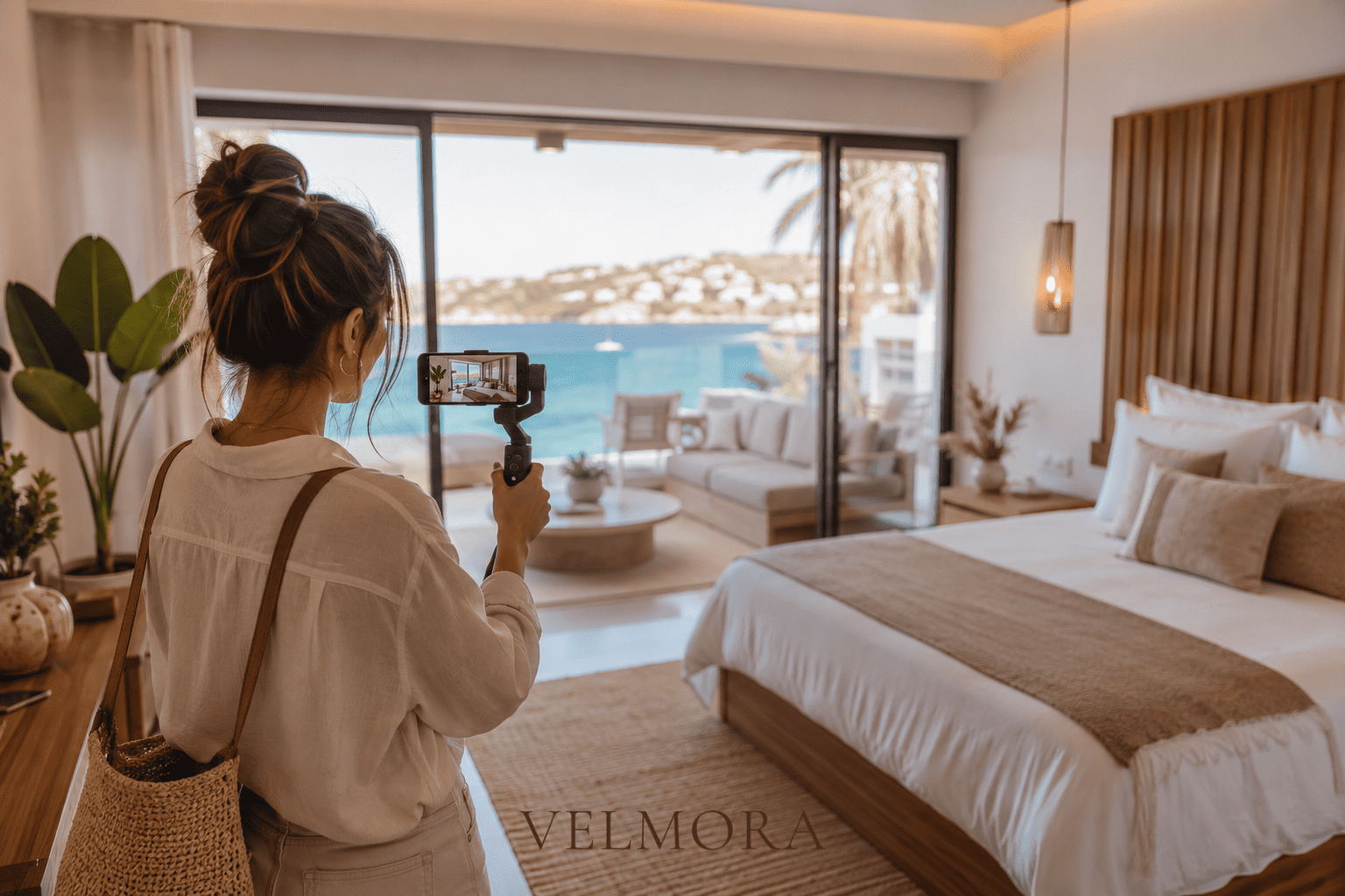 Influencerin erstellt Content für eine Hotelkooperation und zeigt erfolgreiches Influencer Marketing für Hotels.
