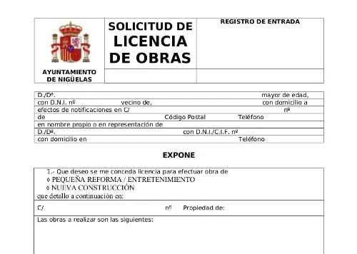 Qué permisos necesitas para realizar una obra