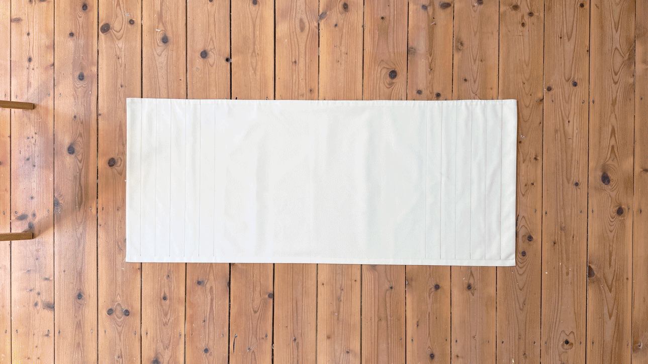 Shaded awning assembly sequence