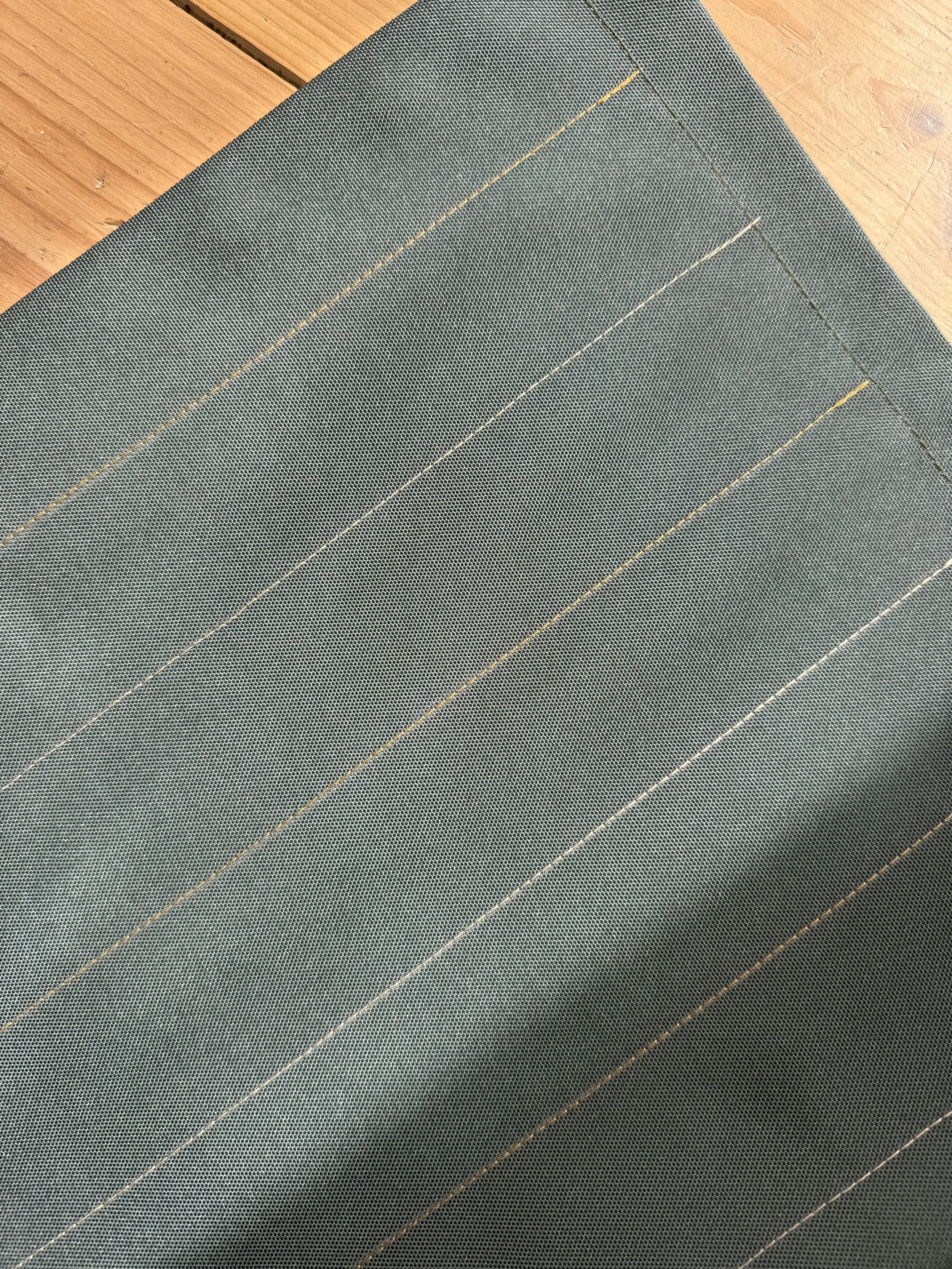 Shaded awning in Forest Green