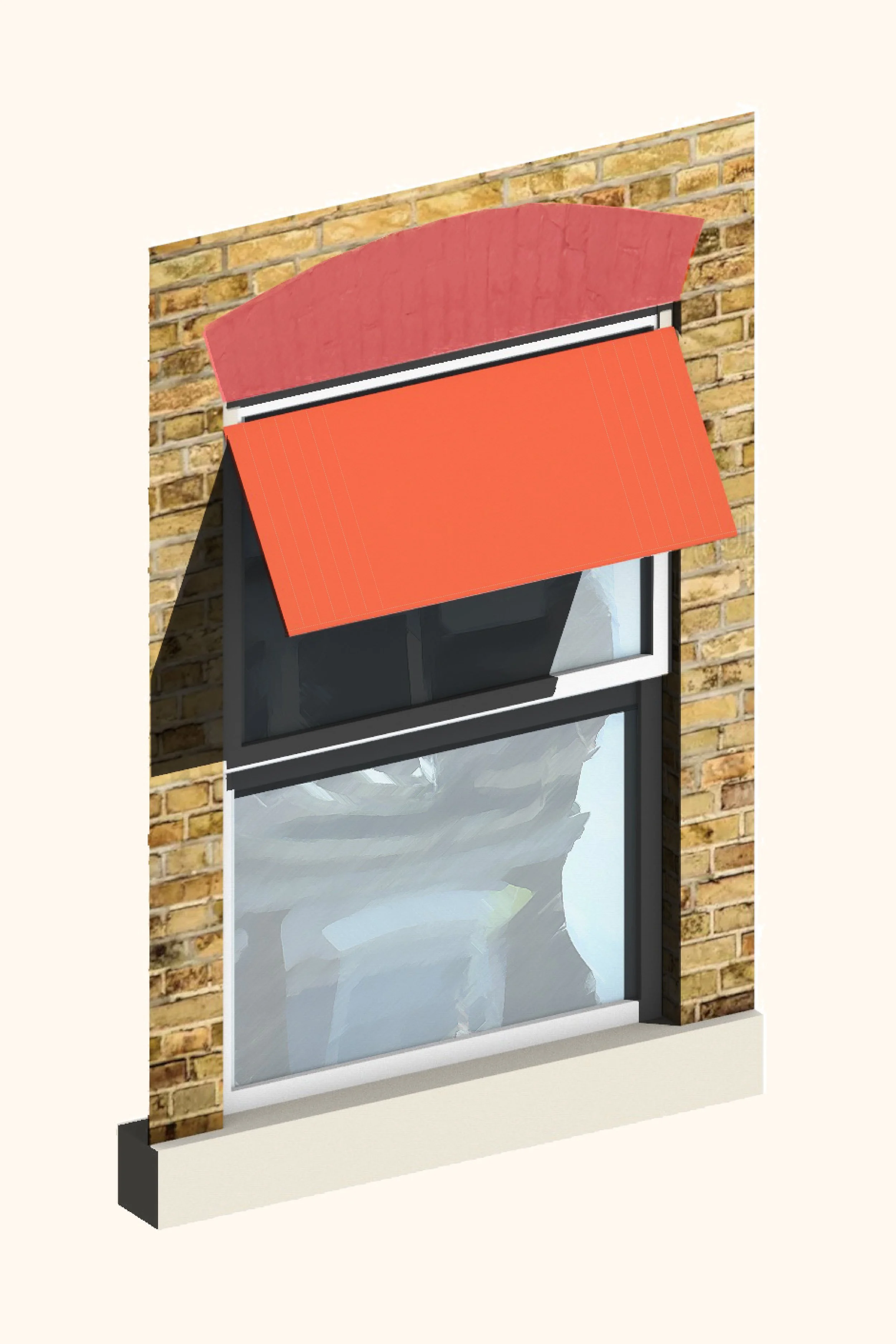 Awning in Poppy