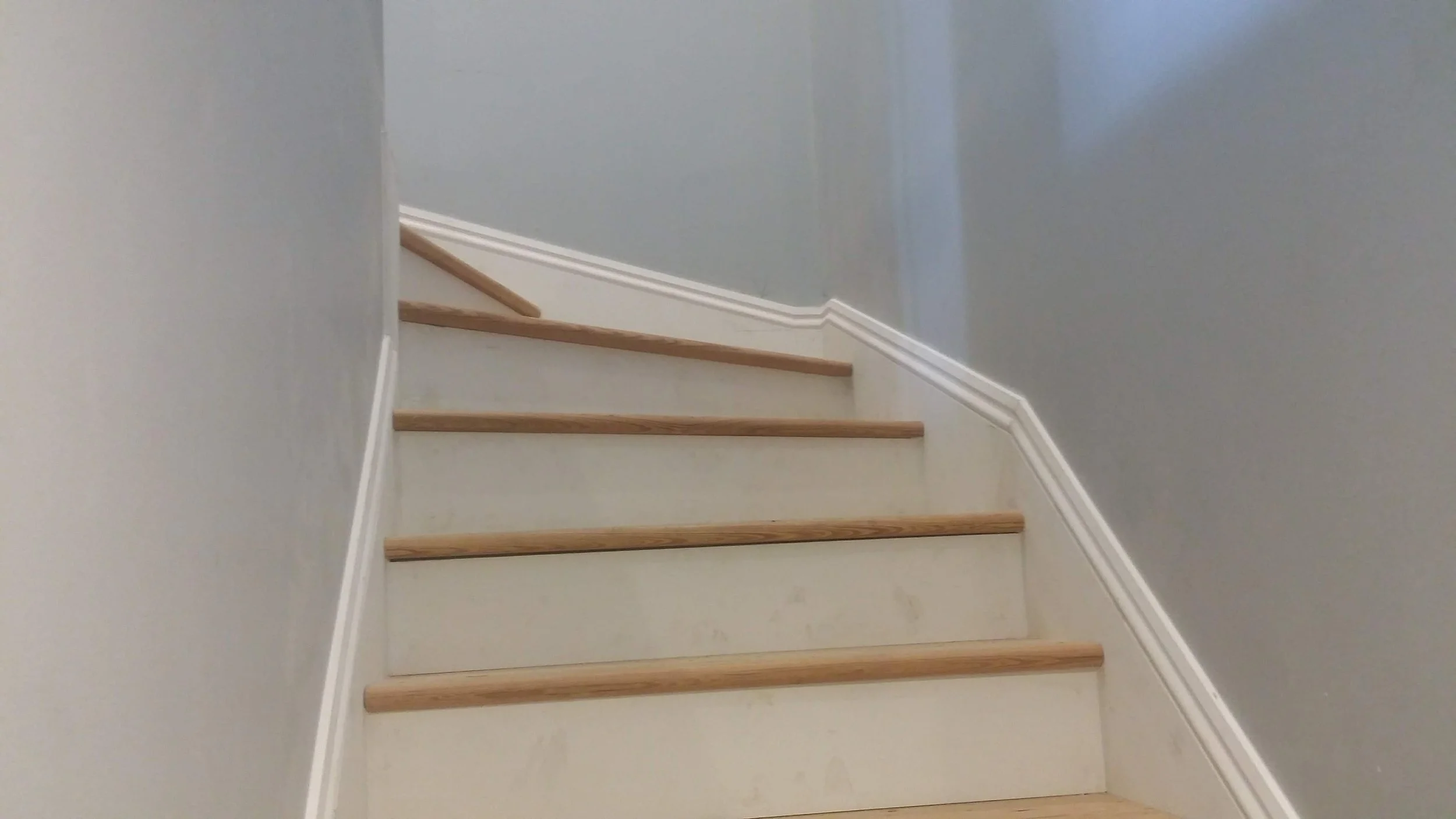 custom built stair case
