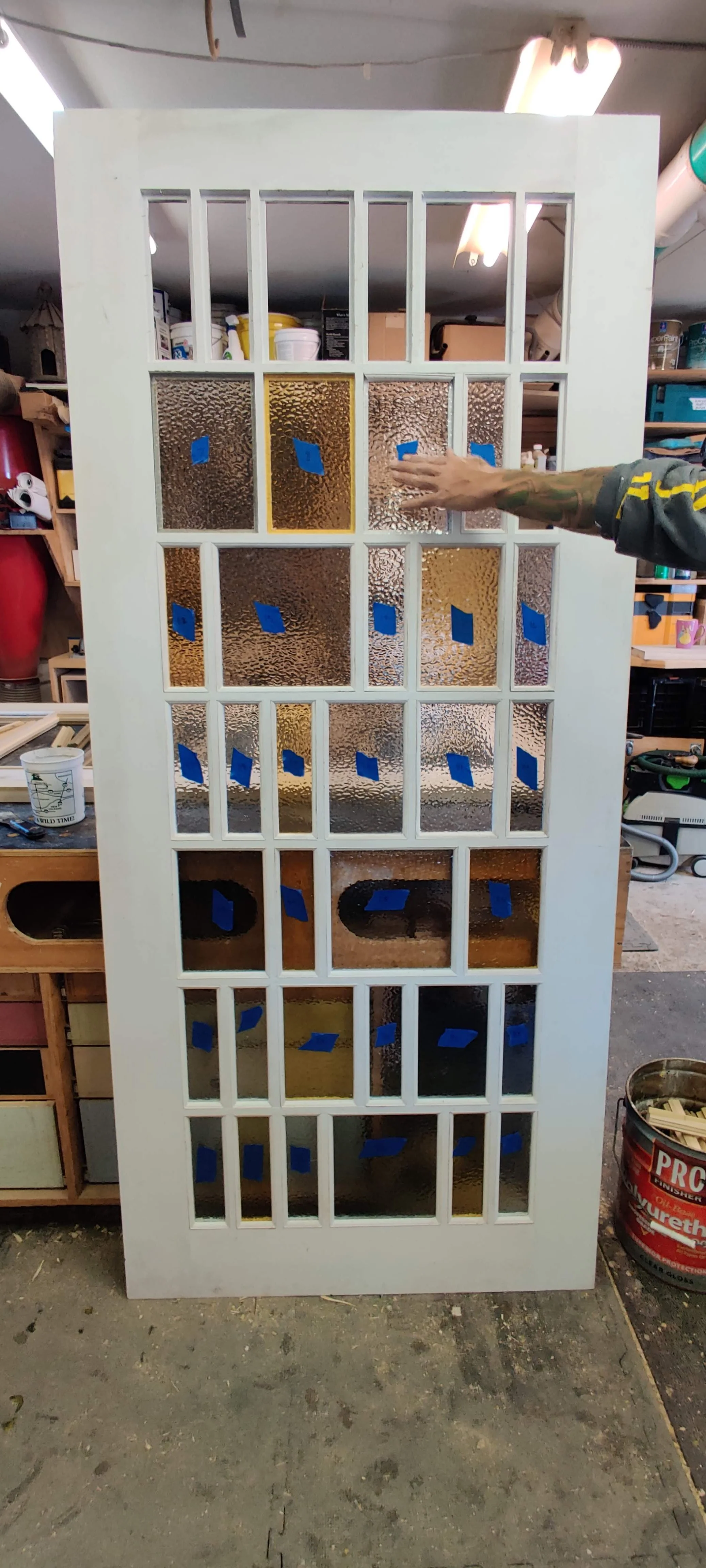 custom built shoji door