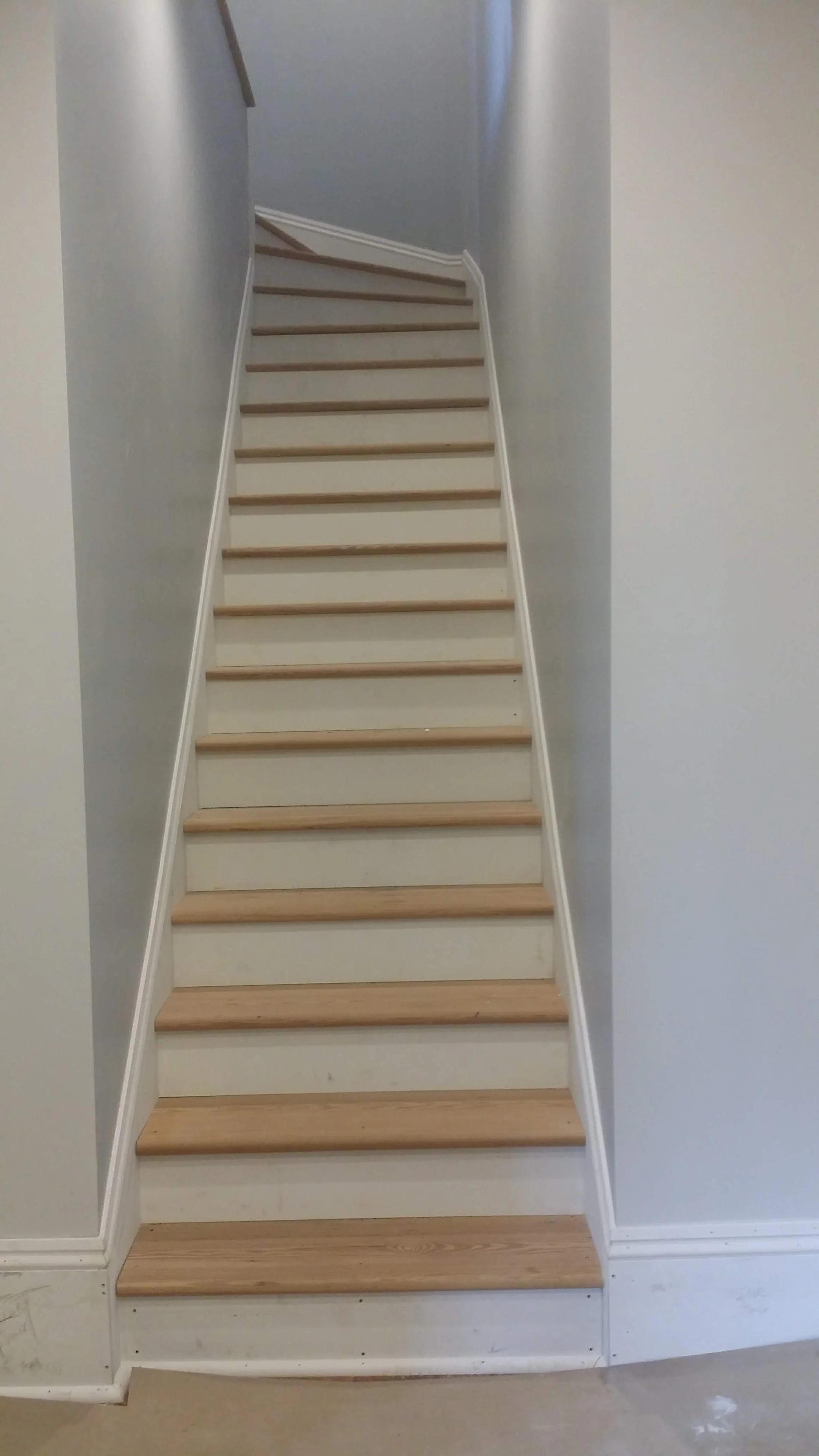 custom built stair case