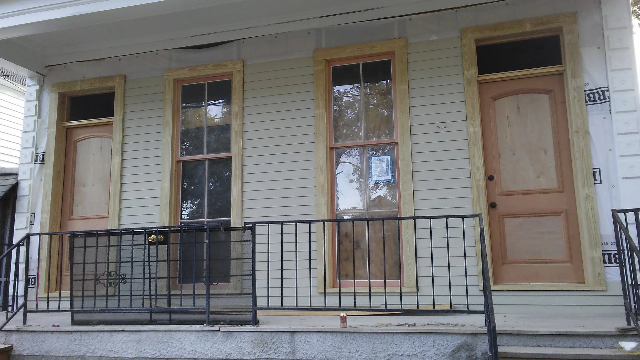 custom historic reproduction entry doors with transom