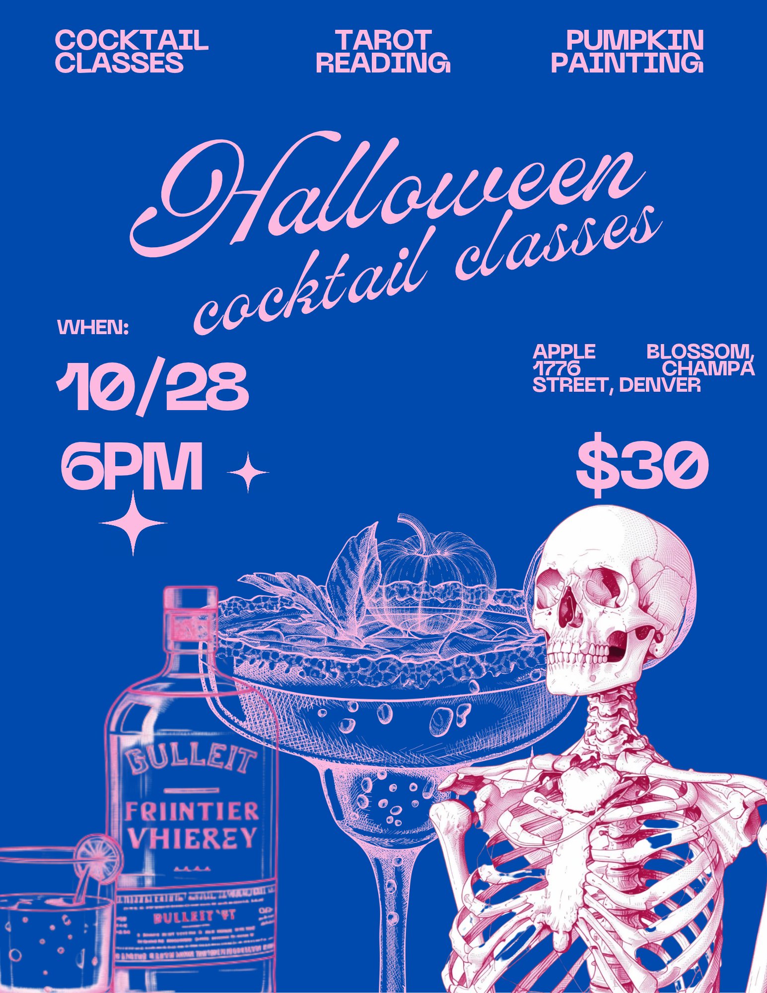 Halloween Cocktail Classes