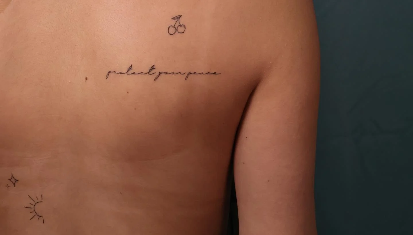 Protect your peace &amp; other baby tats | @jennapetrullo &bull;
&bull;
&bull;
&bull;
&bull;
&bull;
Quality &amp; precision in every line✨
&bull;
&bull;
&bull;Dm @livinkedstudio.co to book
&bull;Booth rental available 
&bull;
&bull;
&bull;
&bull;
&bu