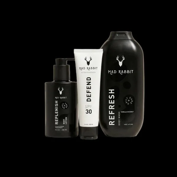 From fresh ink to fully healed &mdash; we&rsquo;ve got you covered.
We&rsquo;re now partnered with @madrabbit 🖤
Use code LIVINKED for a discount on your aftercare.