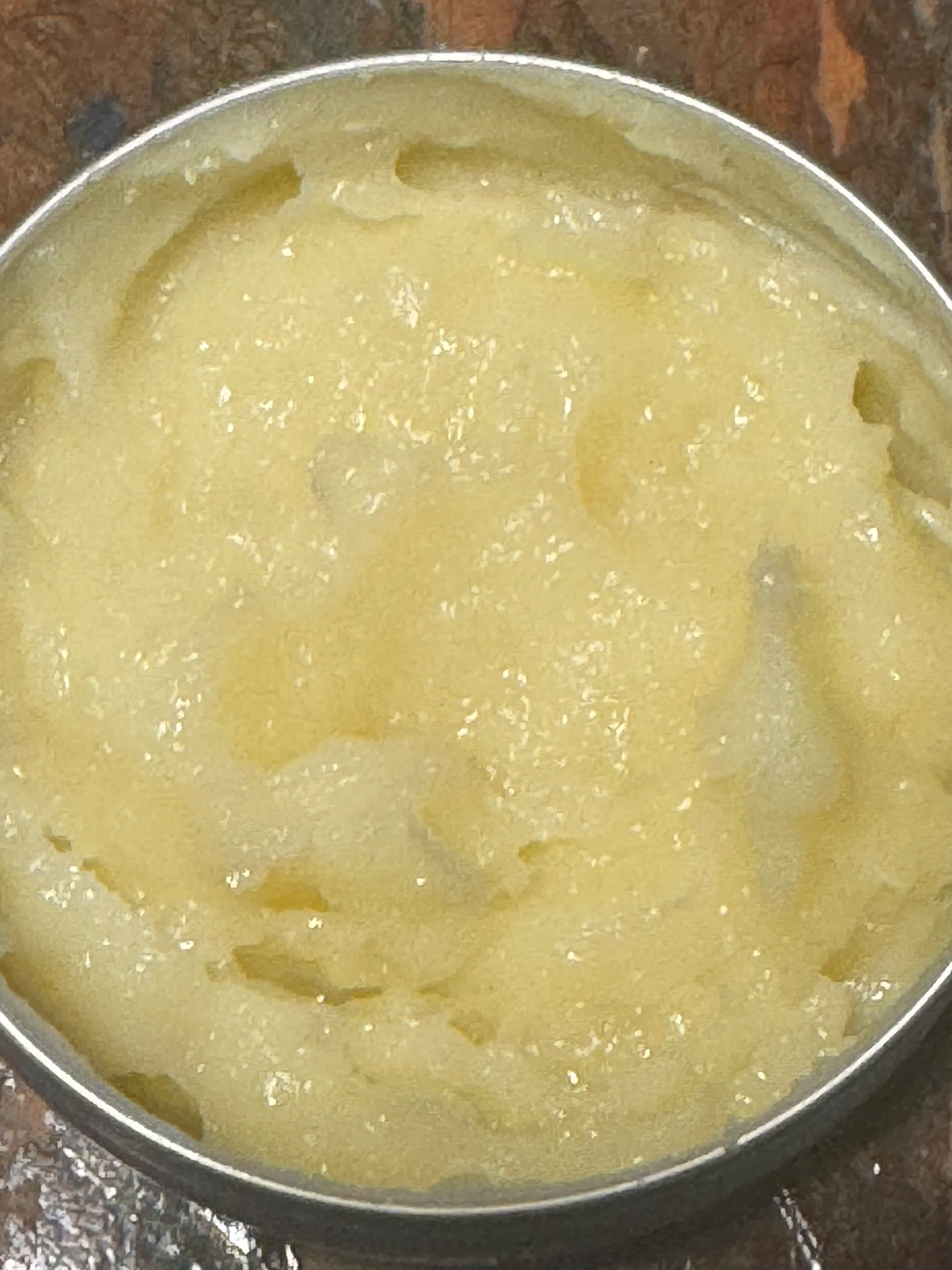 Image shows anti-chafe balm completely mixed.