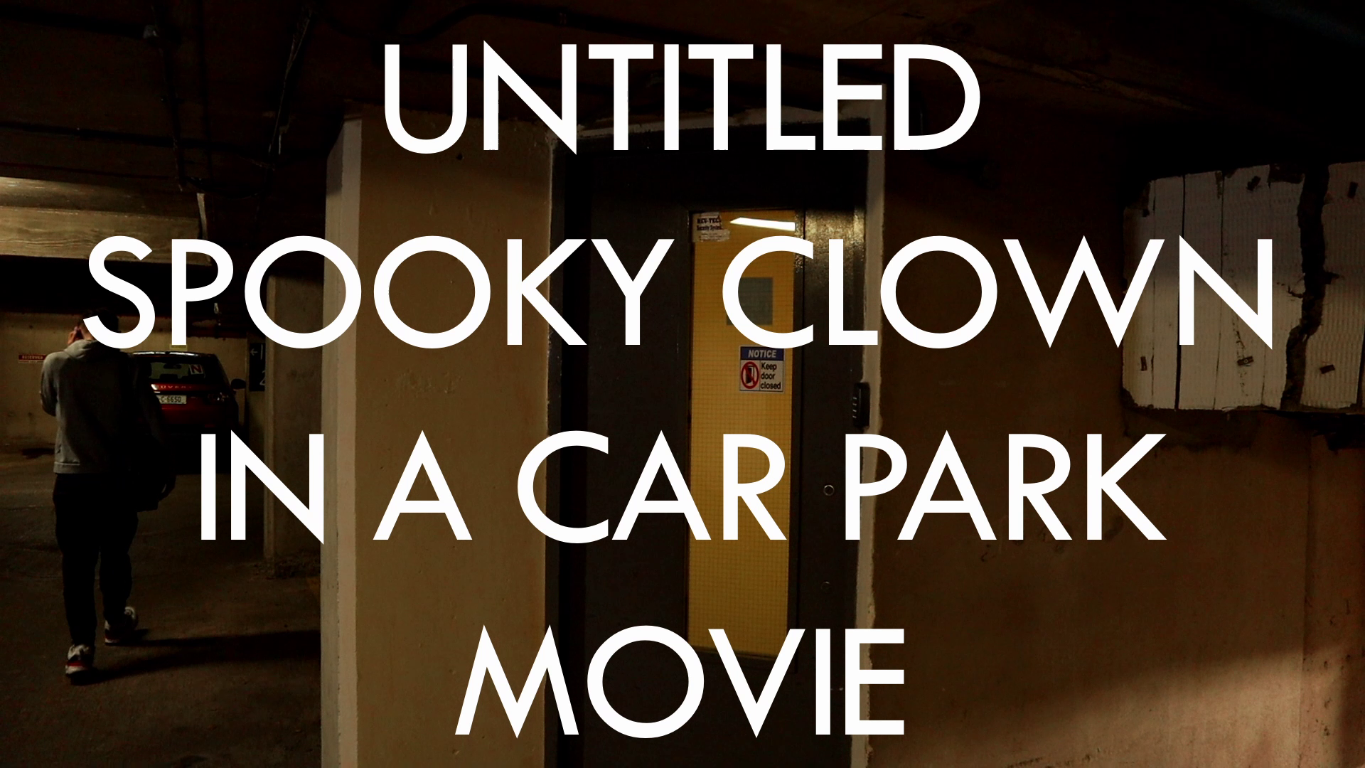 Untitled Spooky Clown In A Car Park Movie
