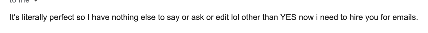 Screenshot: It's literally perfect so I have nothing else to say or ask or edit lol