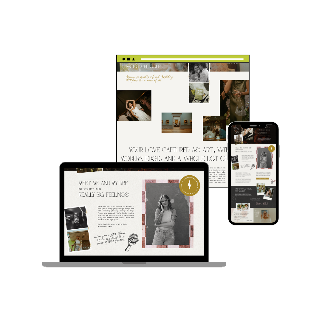 Copywriter website portfolio