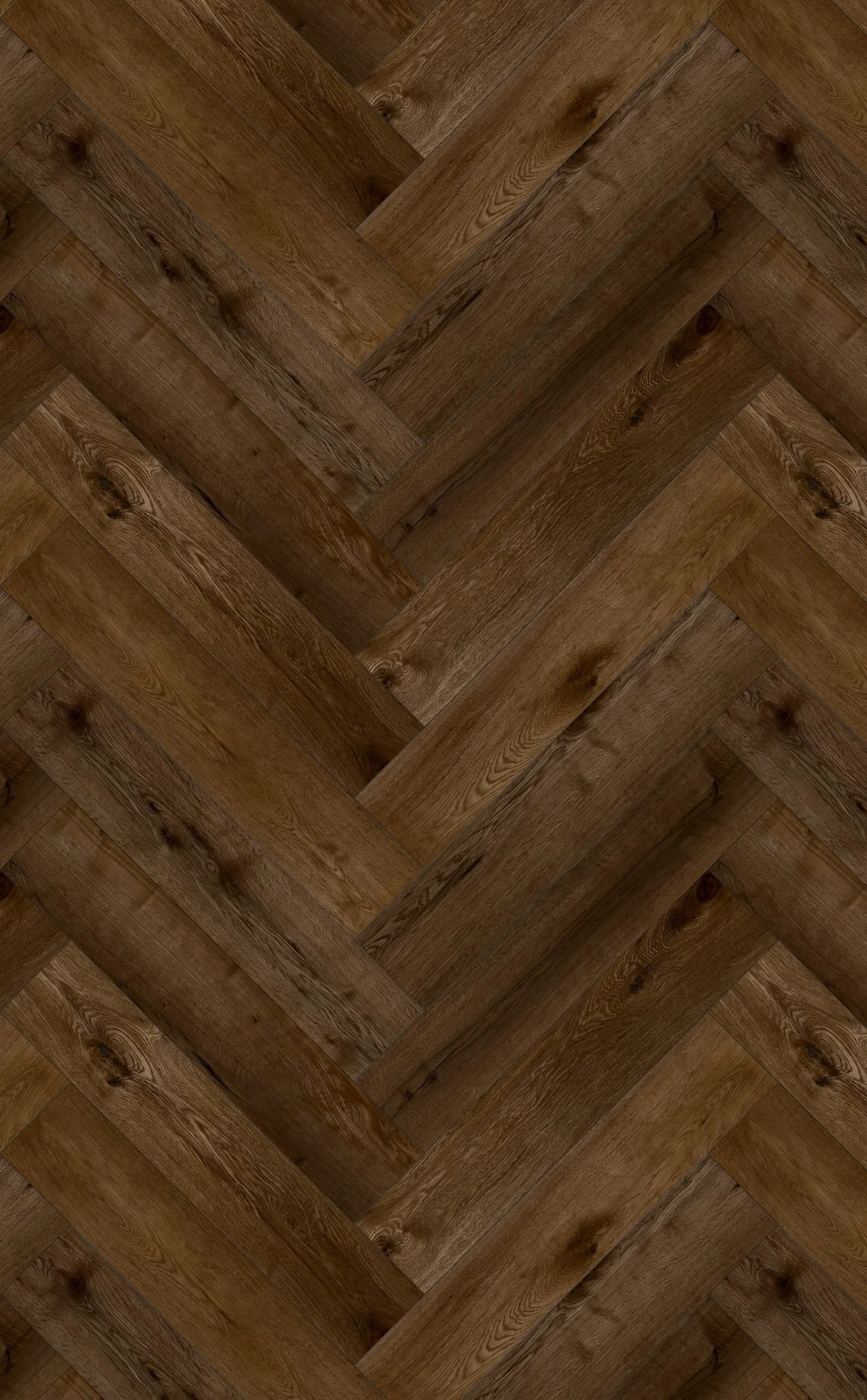 Oak Mocha Herringbone
