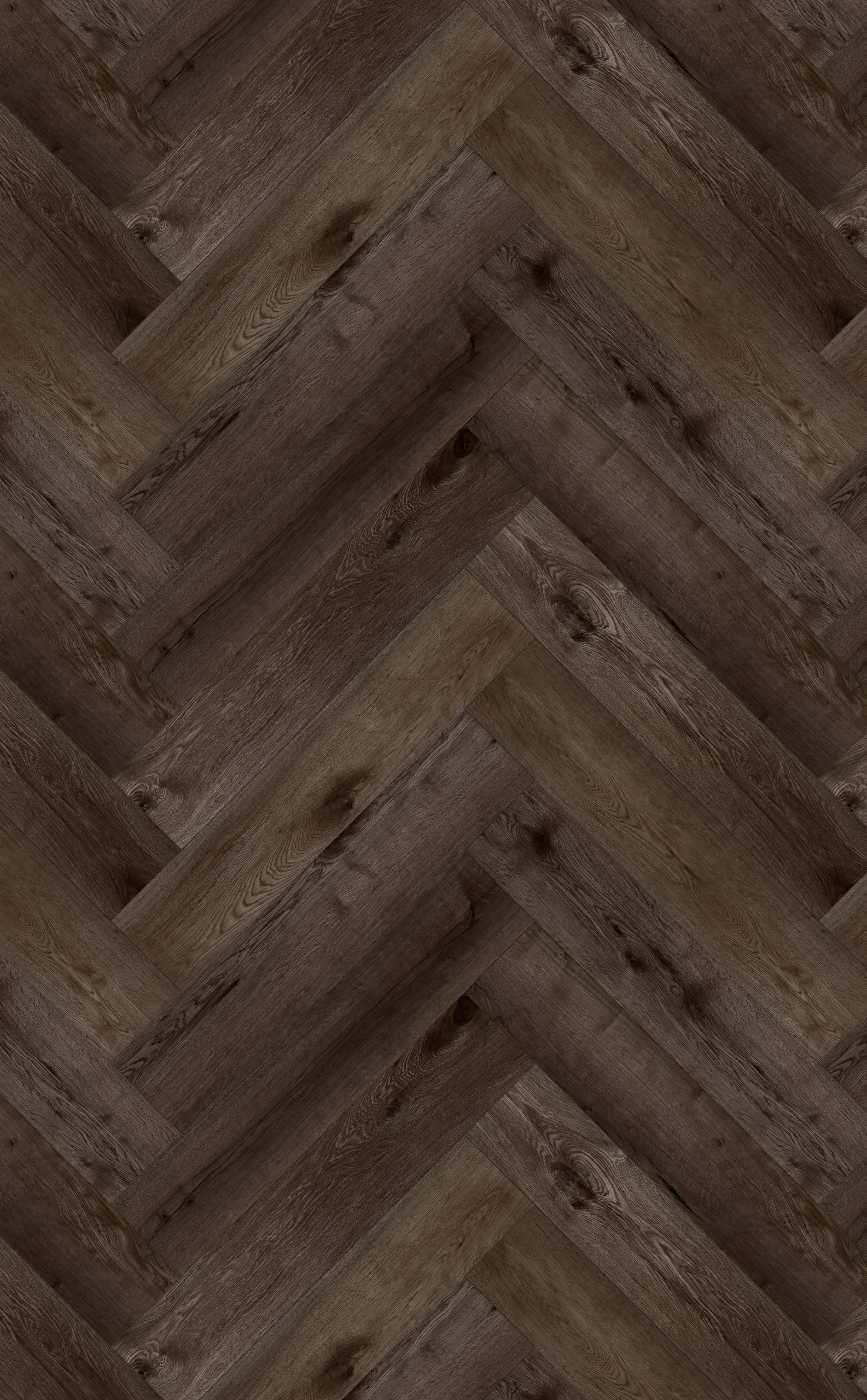 Oak Charcoal Herringbone
