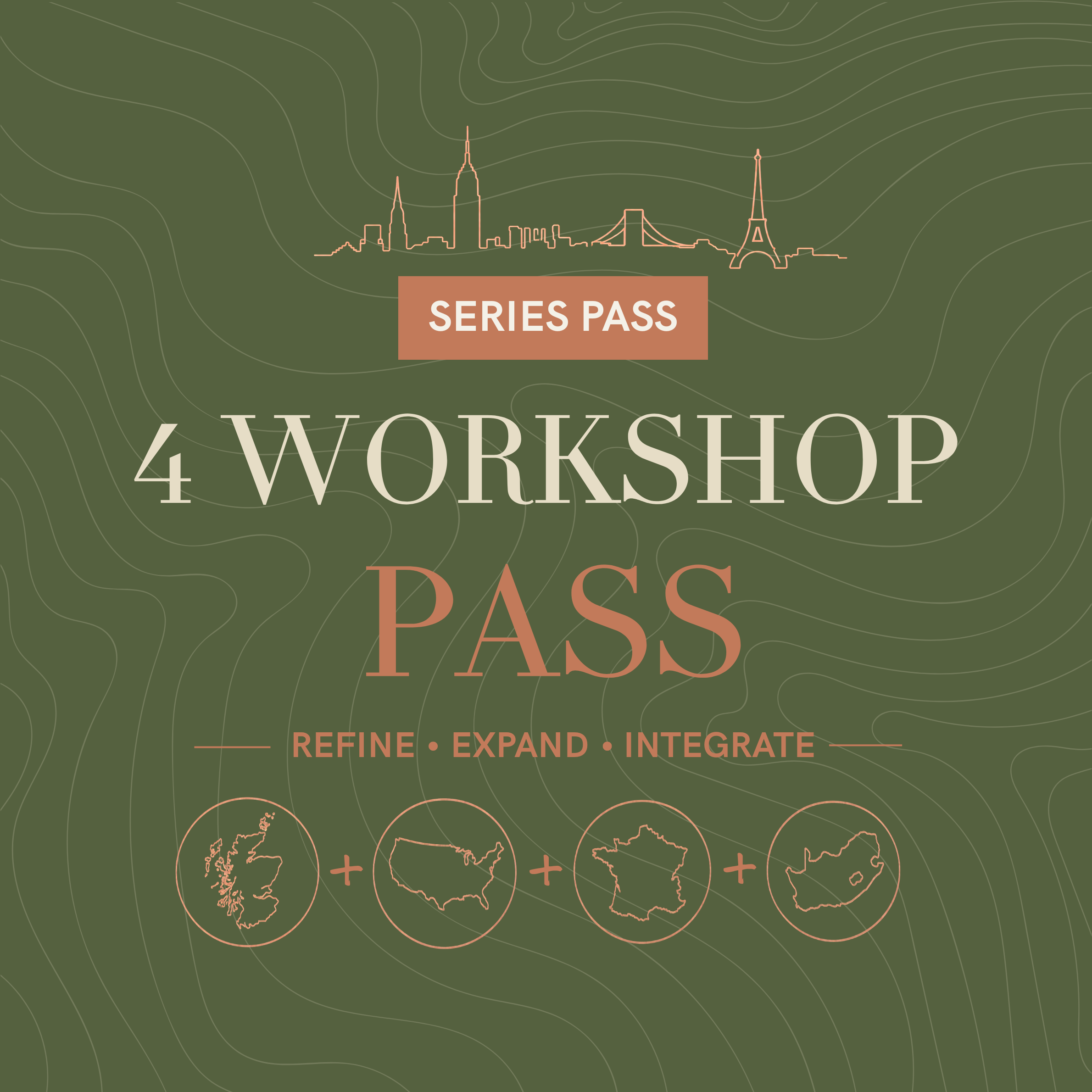 4 Workshop Pass - *Best Value!