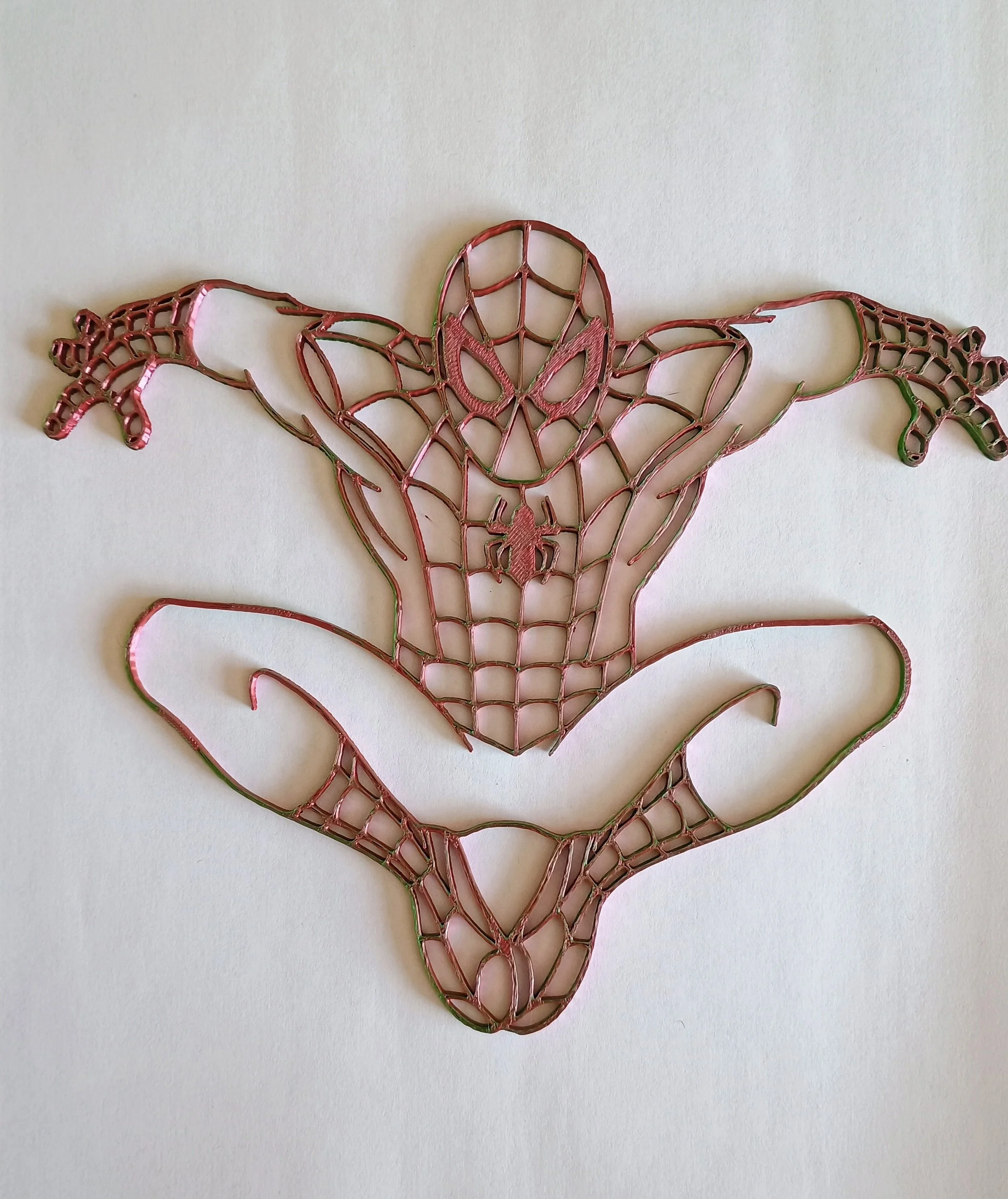 3D Spider Hero  Wall Art