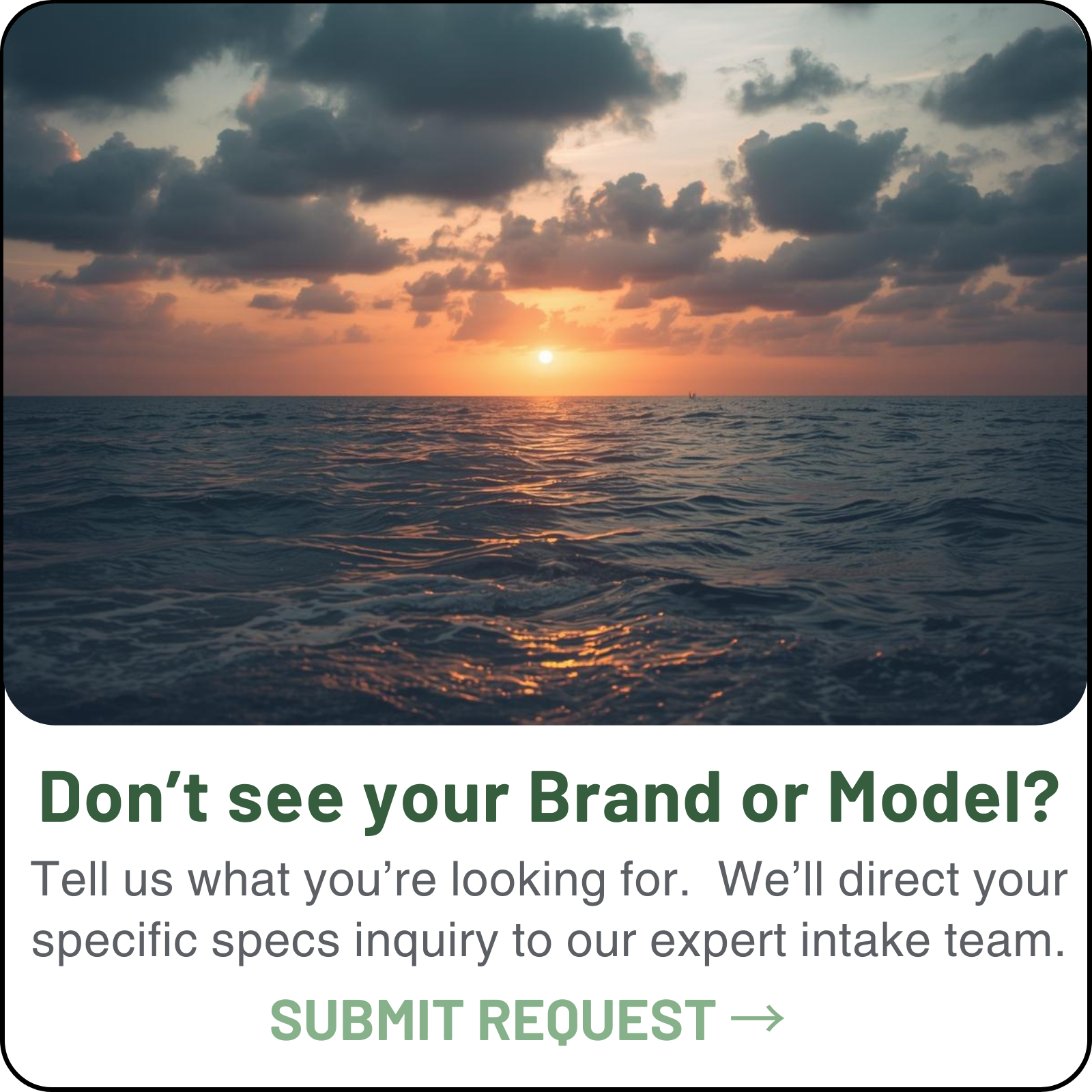 Request other Brand or Model Information, with our Yacht Specs Direct, offer.