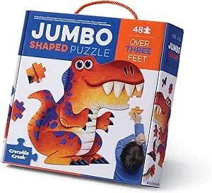 Crocodile Creek  48 Piece Jumbo 3ft FSC Puzzle - Dinosaur