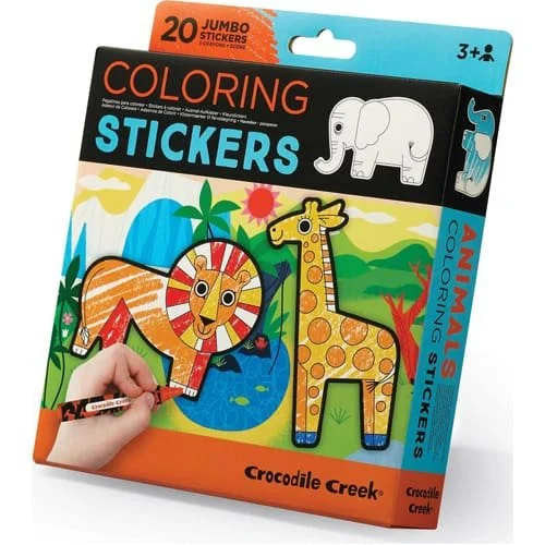 Crocodile Creek Animal Colouring Stickers Colour & Decorate