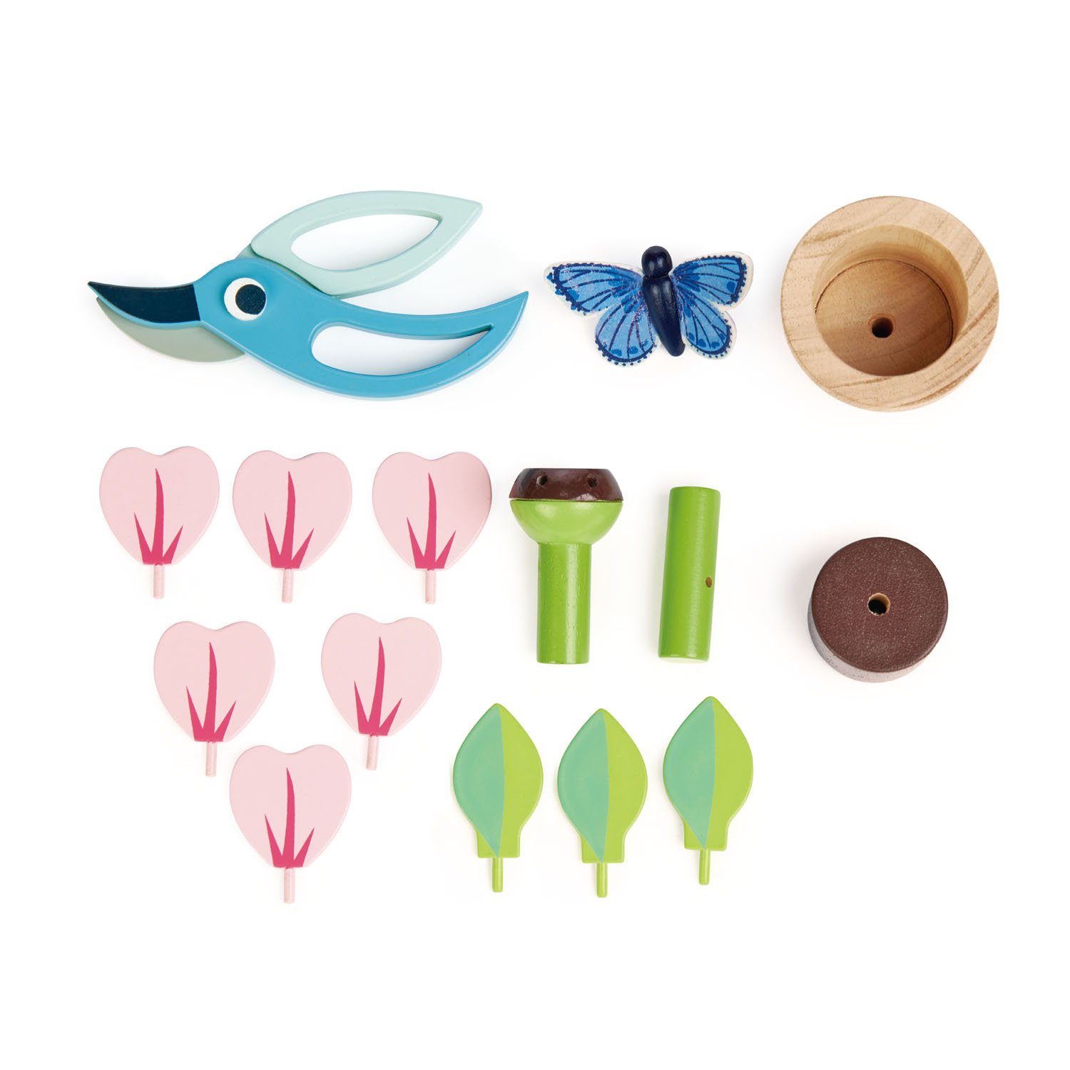Tender Leaf Blossom Flowerpot Set