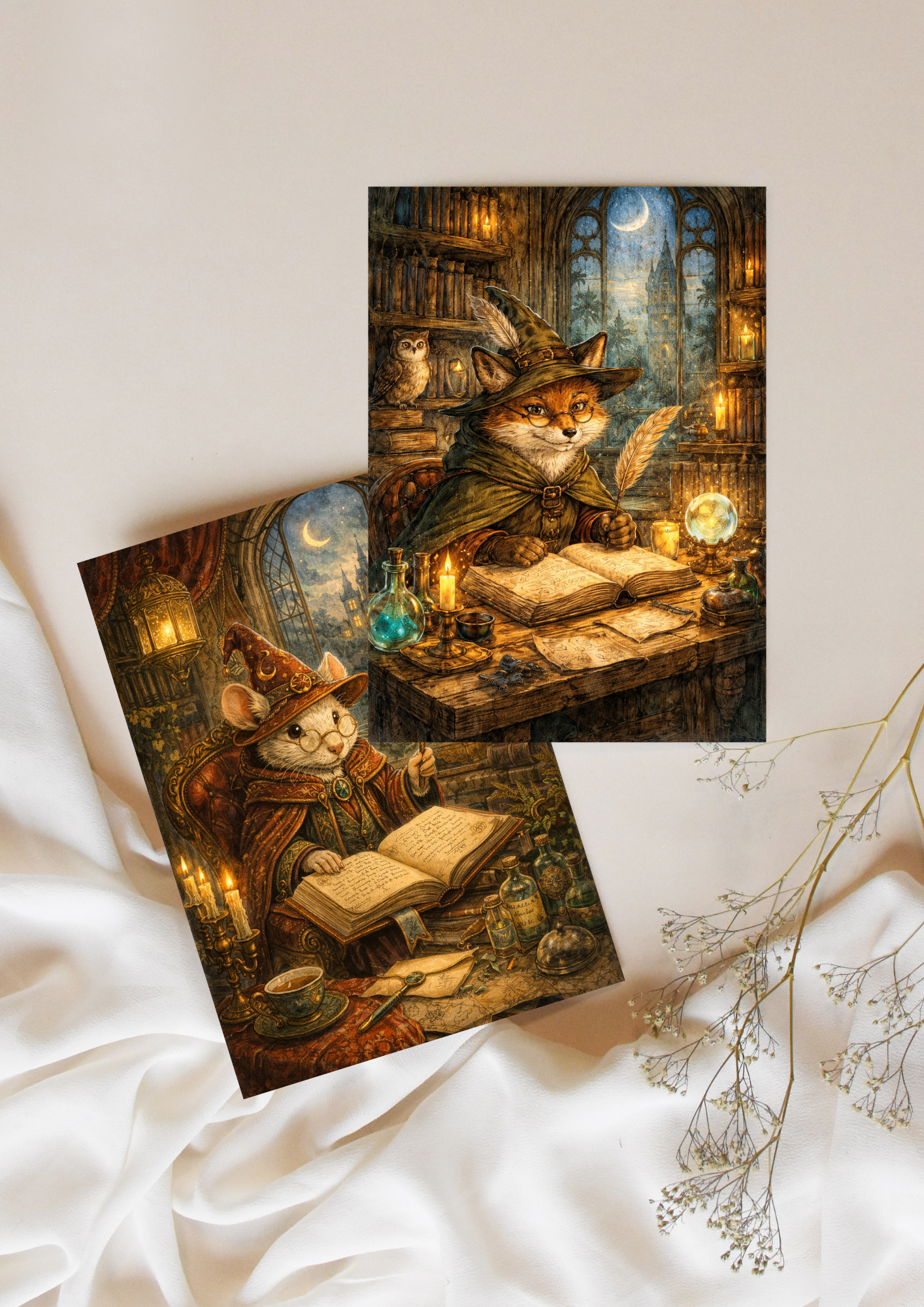 Enchanted Fantasy Card Bundle A5