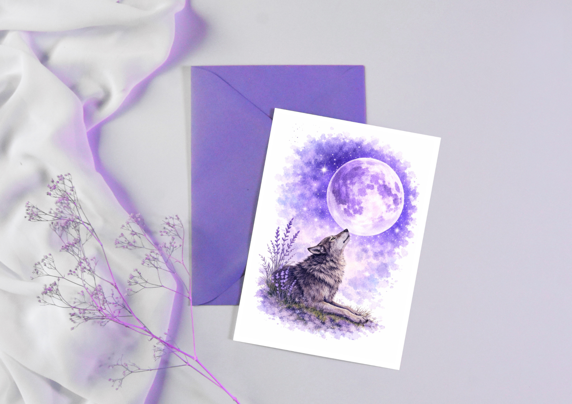 Mystical Watercolour Print 4 A5